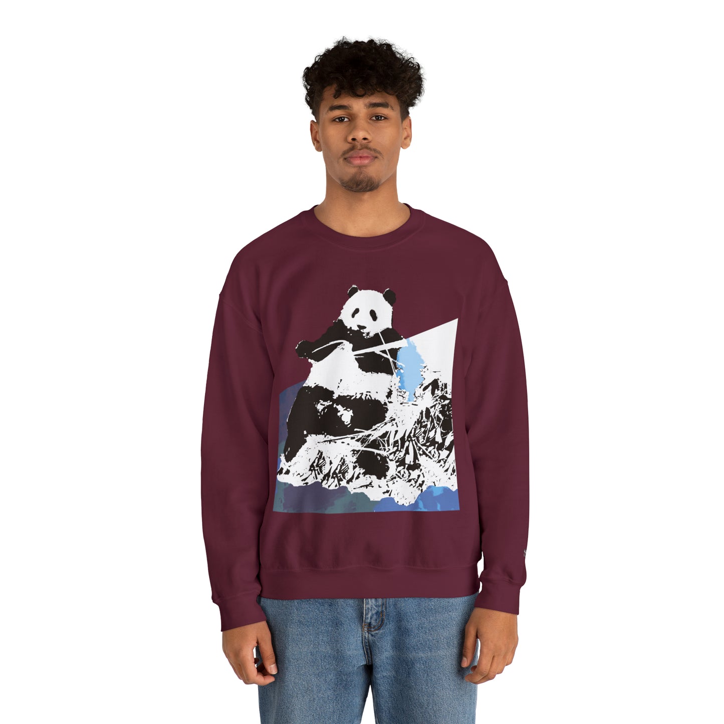 CP-Panda Unisex Heavy Blend™ Crewneck Sweatshirt