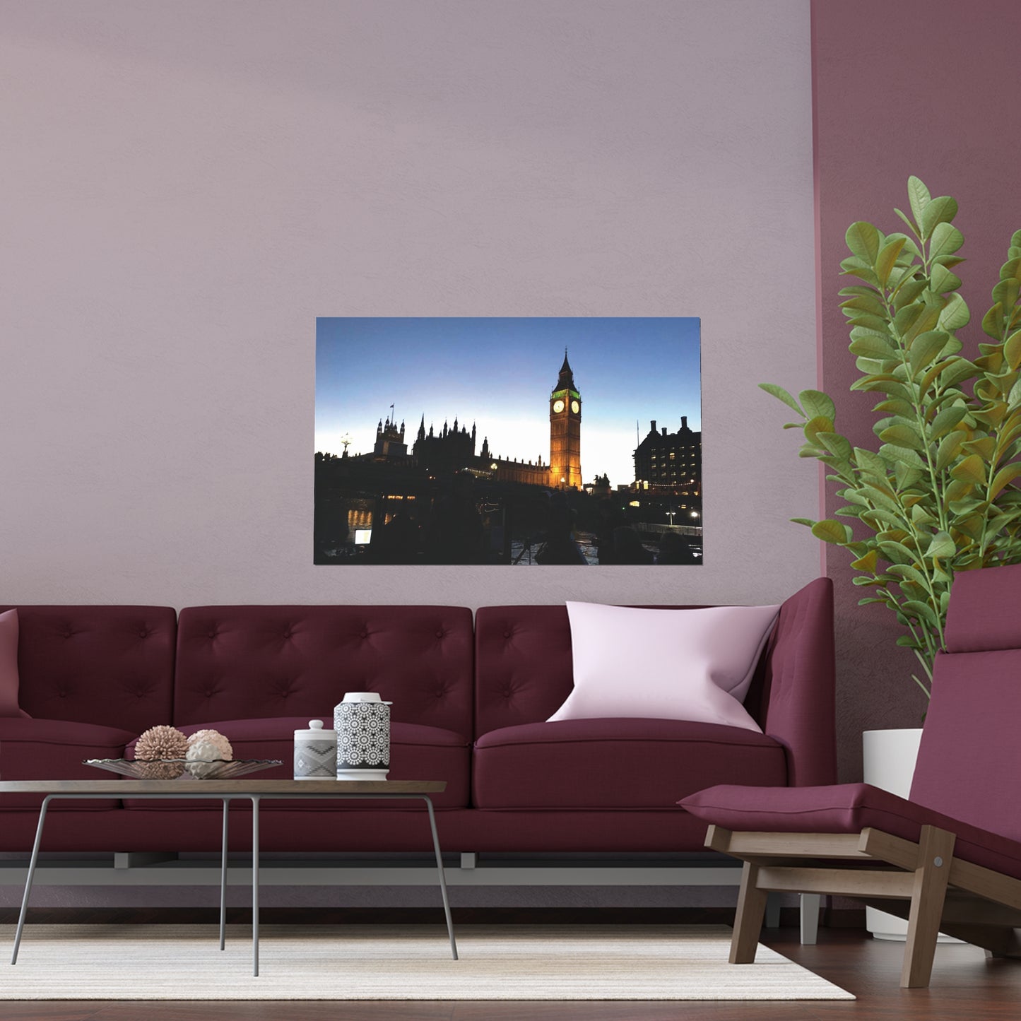 London-HP-2 Indoor and Outdoor Silk Posters