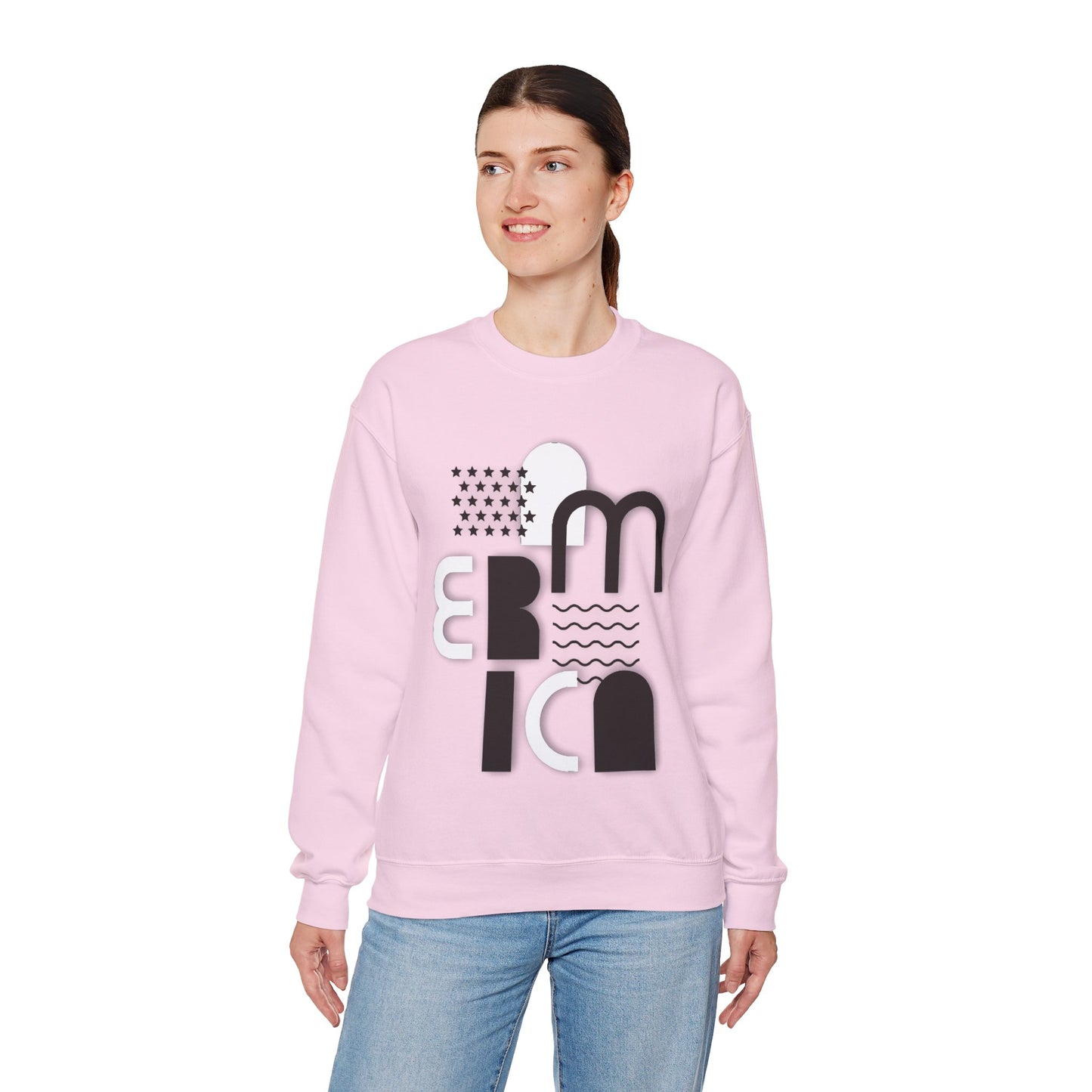 % AMERICA Unisex Heavy Blend™ Crewneck Sweatshirt