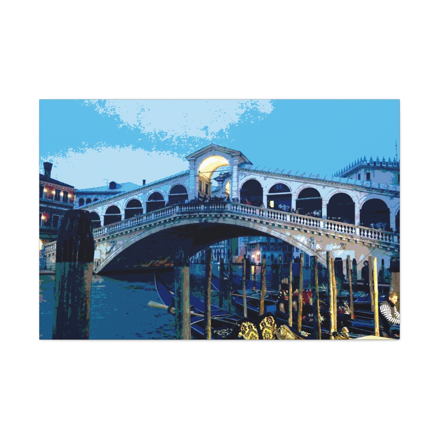 Boat-Venice-4 Canvas Gallery Wraps