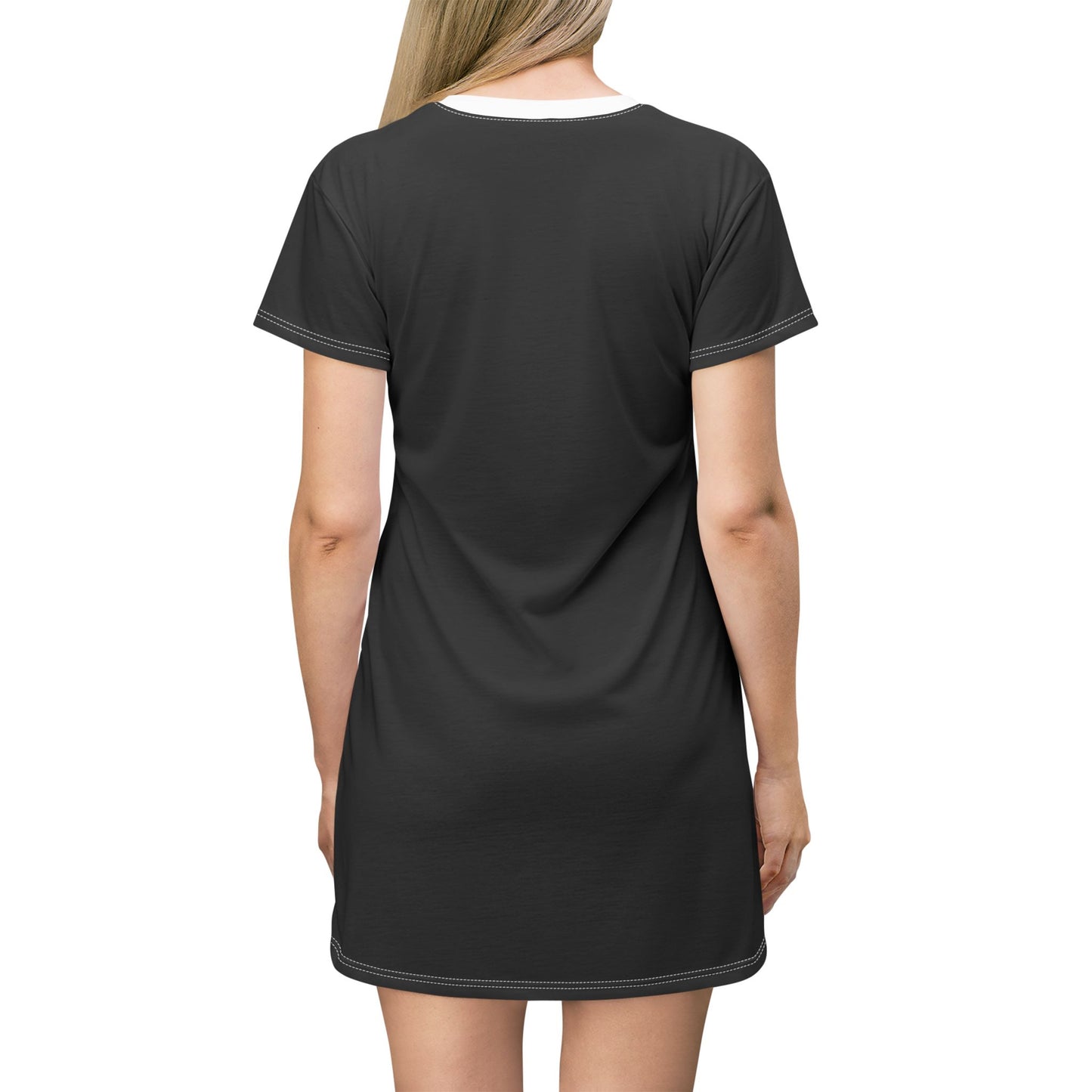 % W-F T-Shirt Dress (AOP)