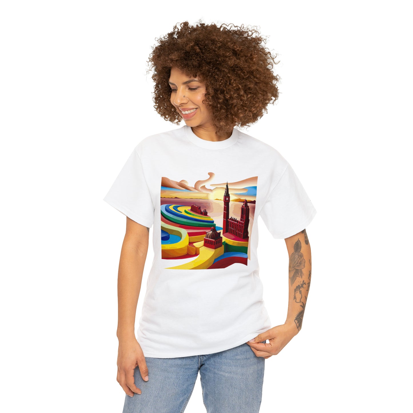 THREEp1 Unisex Heavy Cotton Tee