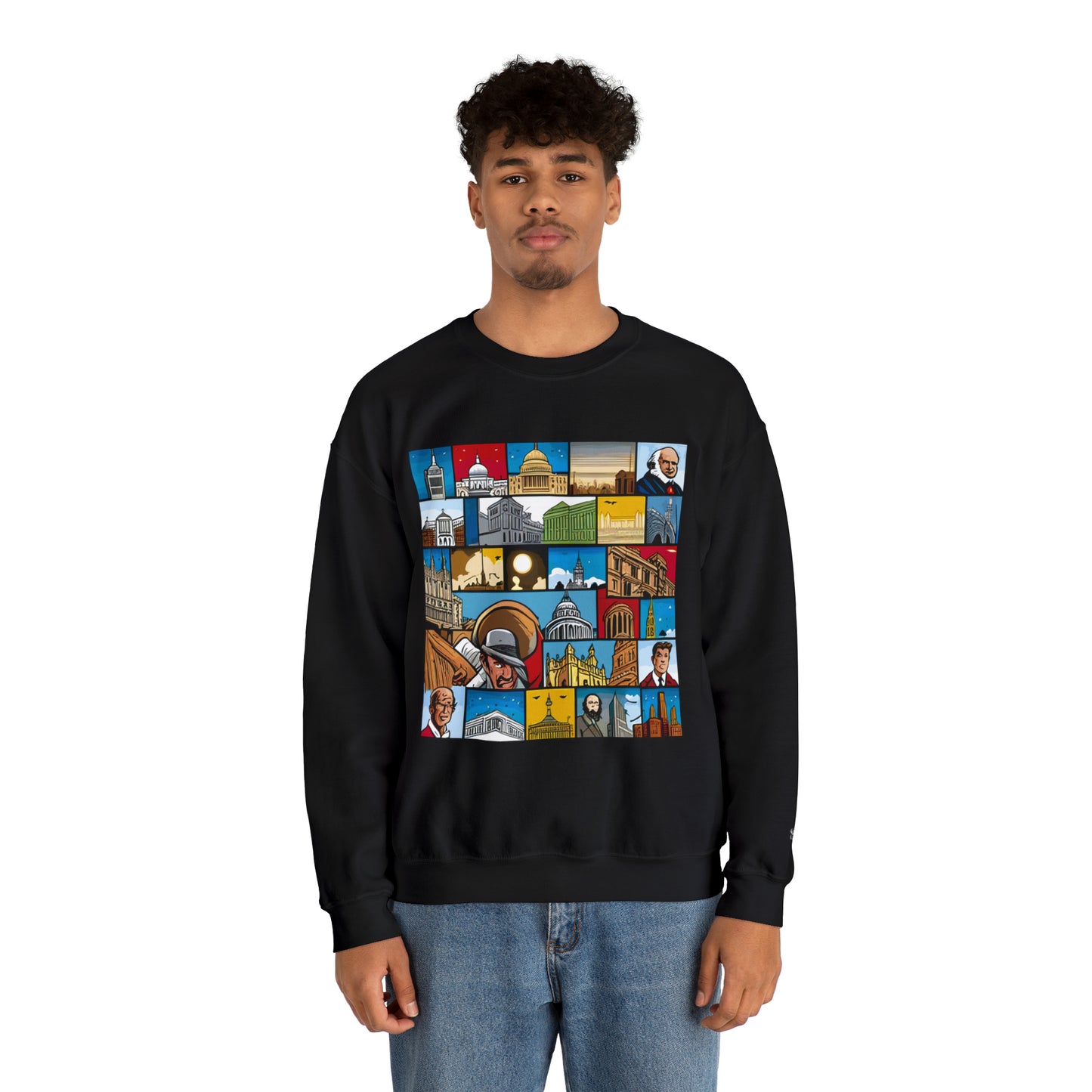 TWO Unisex Heavy Blend™ Crewneck Sweatshirt