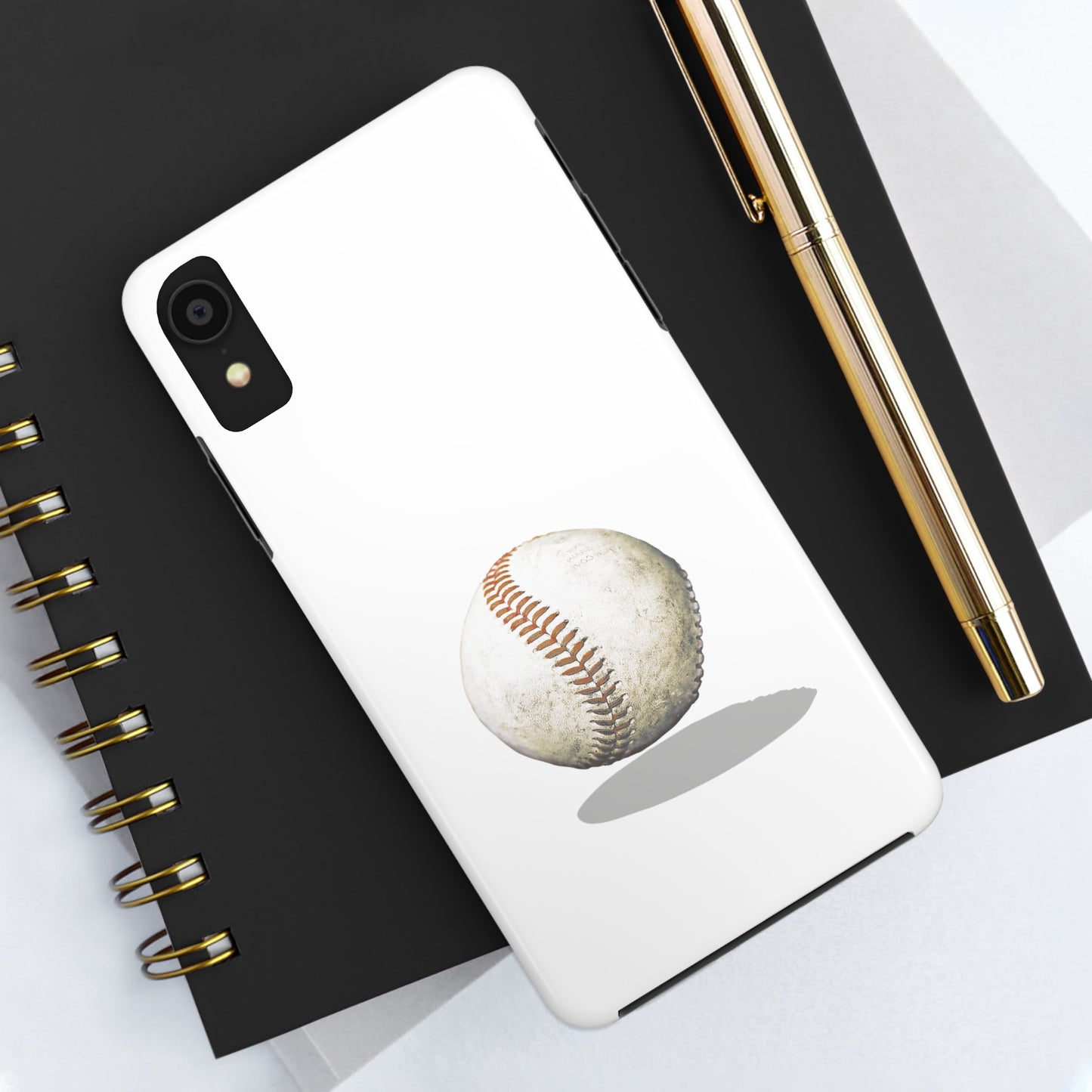 BaseBall-2 Tough iPhone Cases