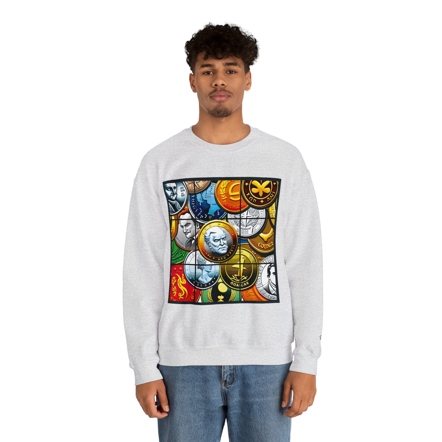 NINE Unisex Heavy Blend™ Crewneck Sweatshirt