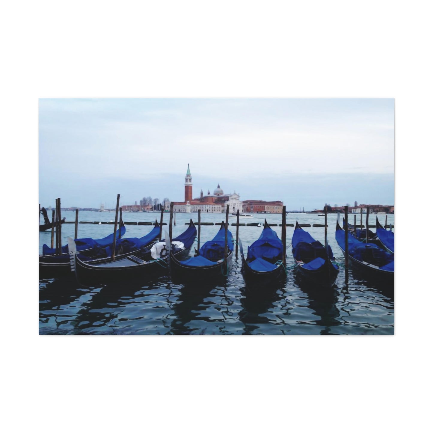 Boat-Venice Canvas Gallery Wraps