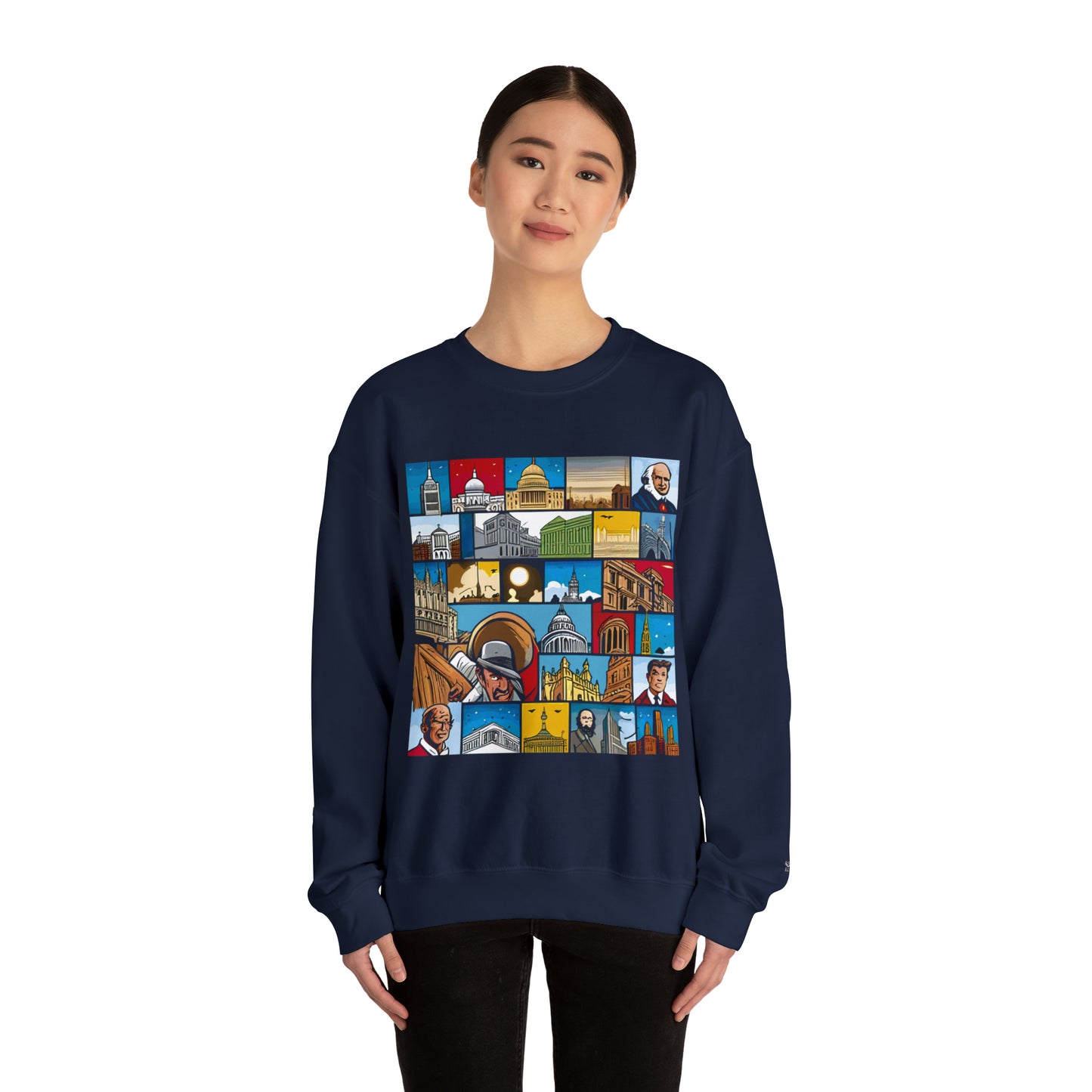 TWO Unisex Heavy Blend™ Crewneck Sweatshirt