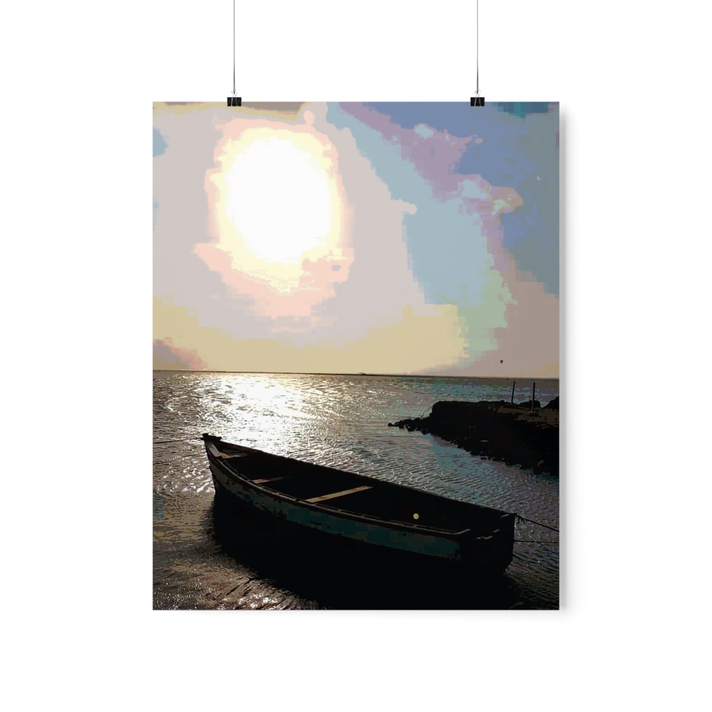 BoatCol-4 Premium Matte Vertical Posters