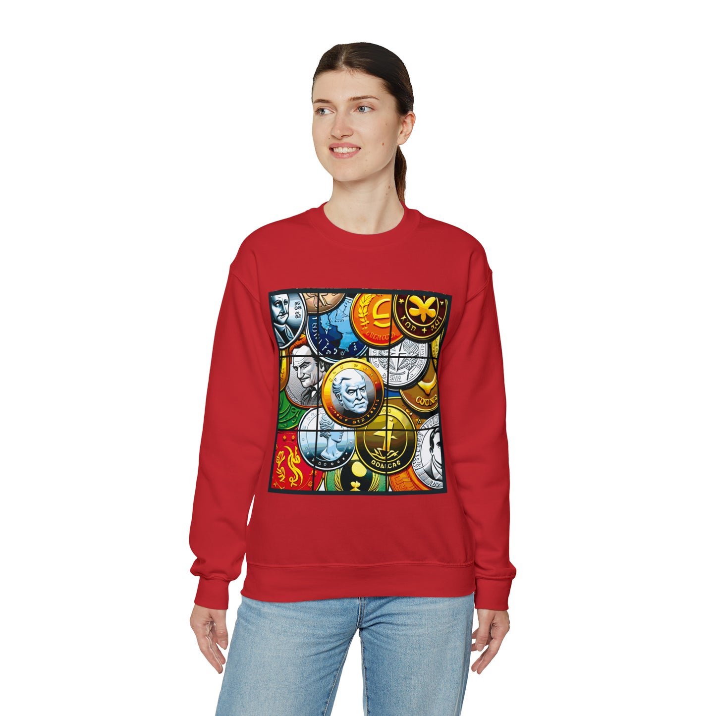 NINE Unisex Heavy Blend™ Crewneck Sweatshirt