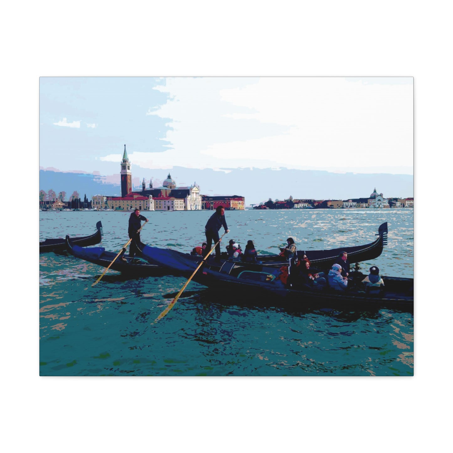 Boat-Venice-6 Canvas Gallery Wraps