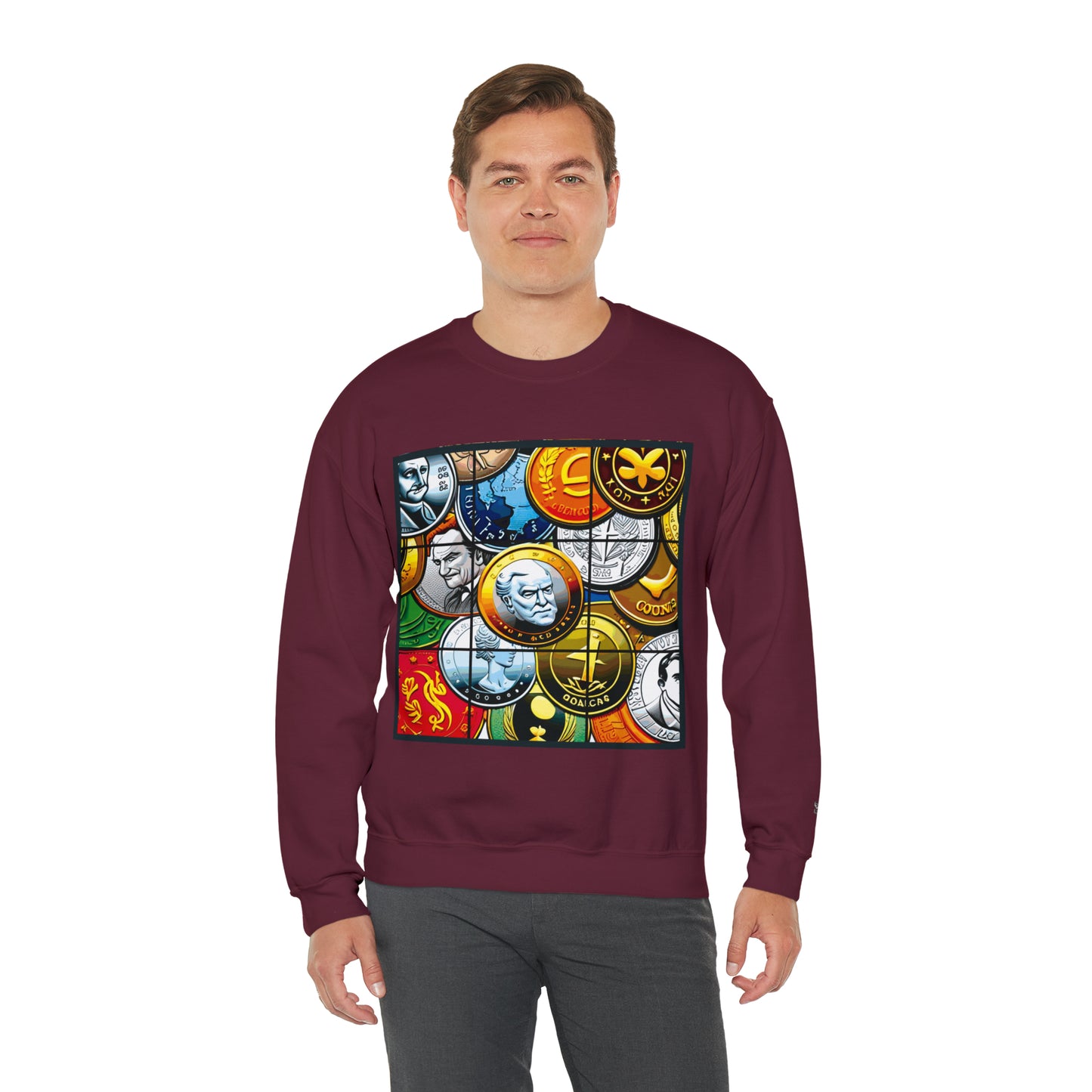 NINE Unisex Heavy Blend™ Crewneck Sweatshirt