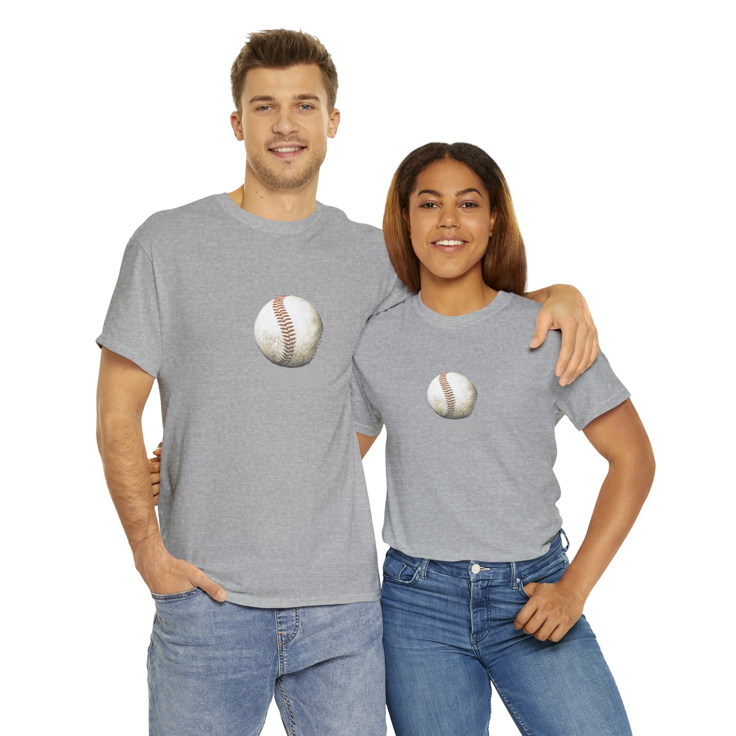 BaseBall Unisex Heavy Cotton Tee