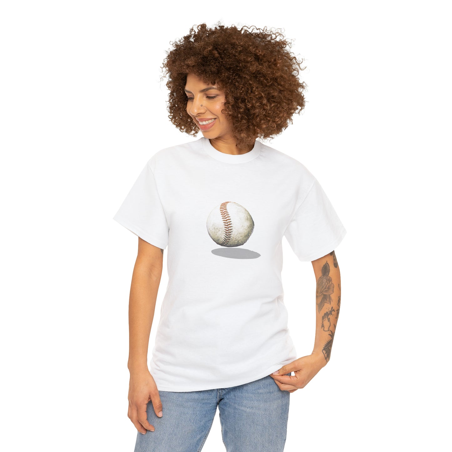 Baseball-2 Unisex Heavy Cotton Tee