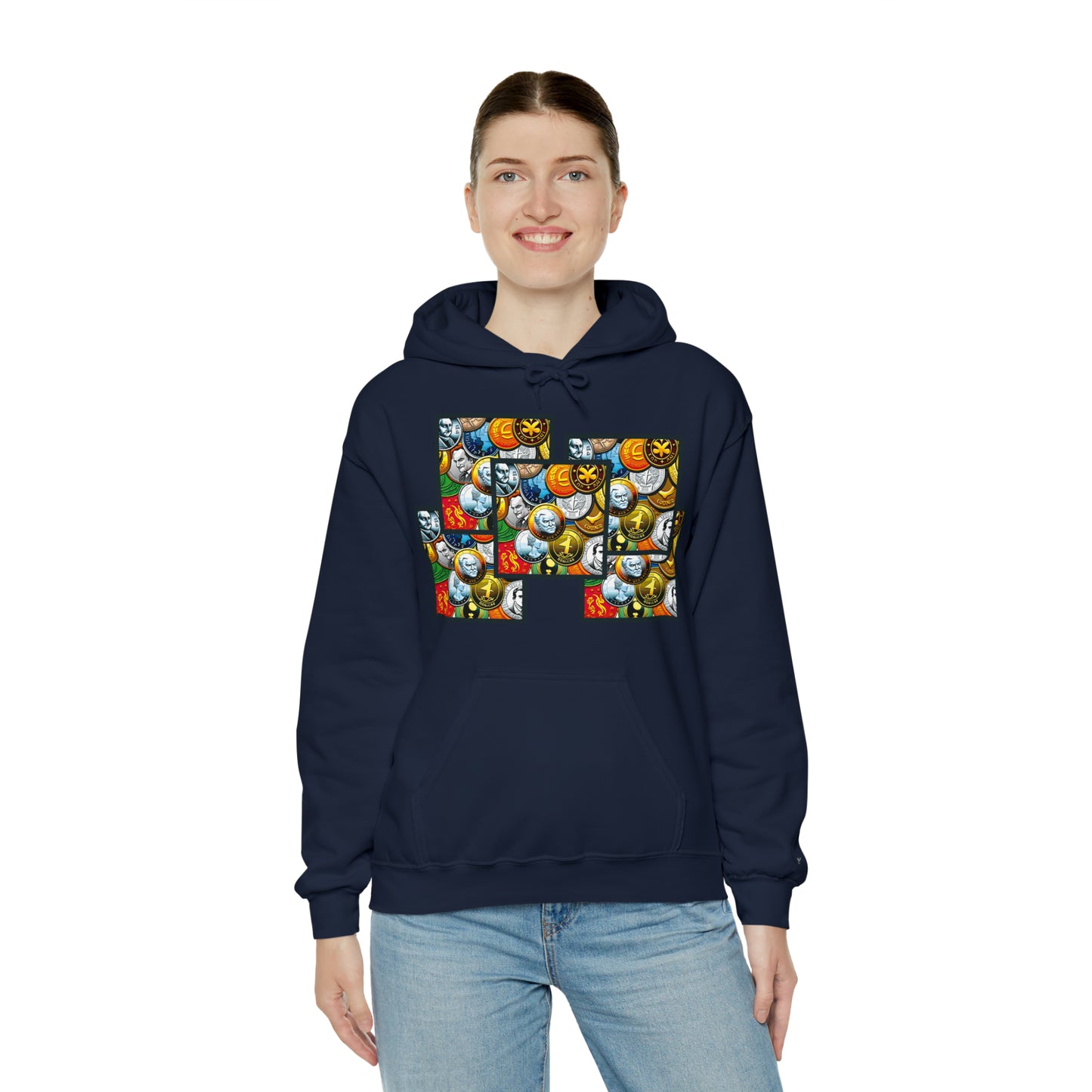 NINE Unisex Heavy Blend™ Hooded Sweatshirt