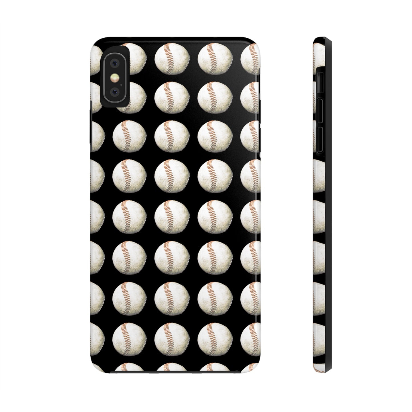 BaseBall-3 Tough iPhone Cases