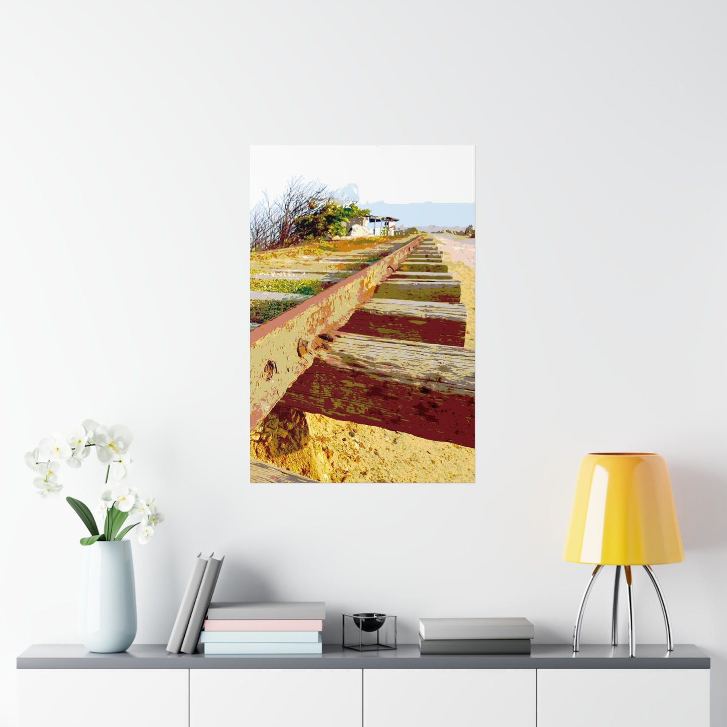 Train Tracks-5 Premium Matte Vertical Posters