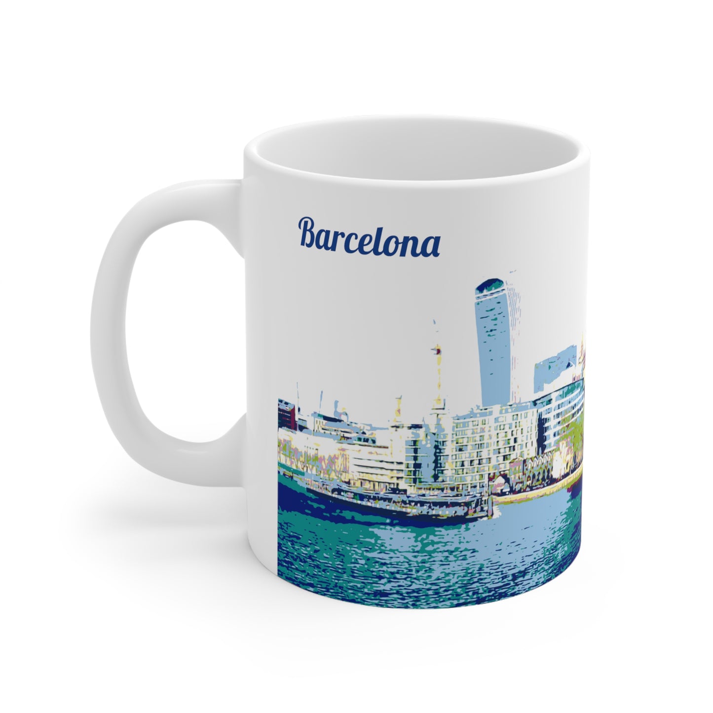 Barcelona-2 Ceramic Mug 11oz