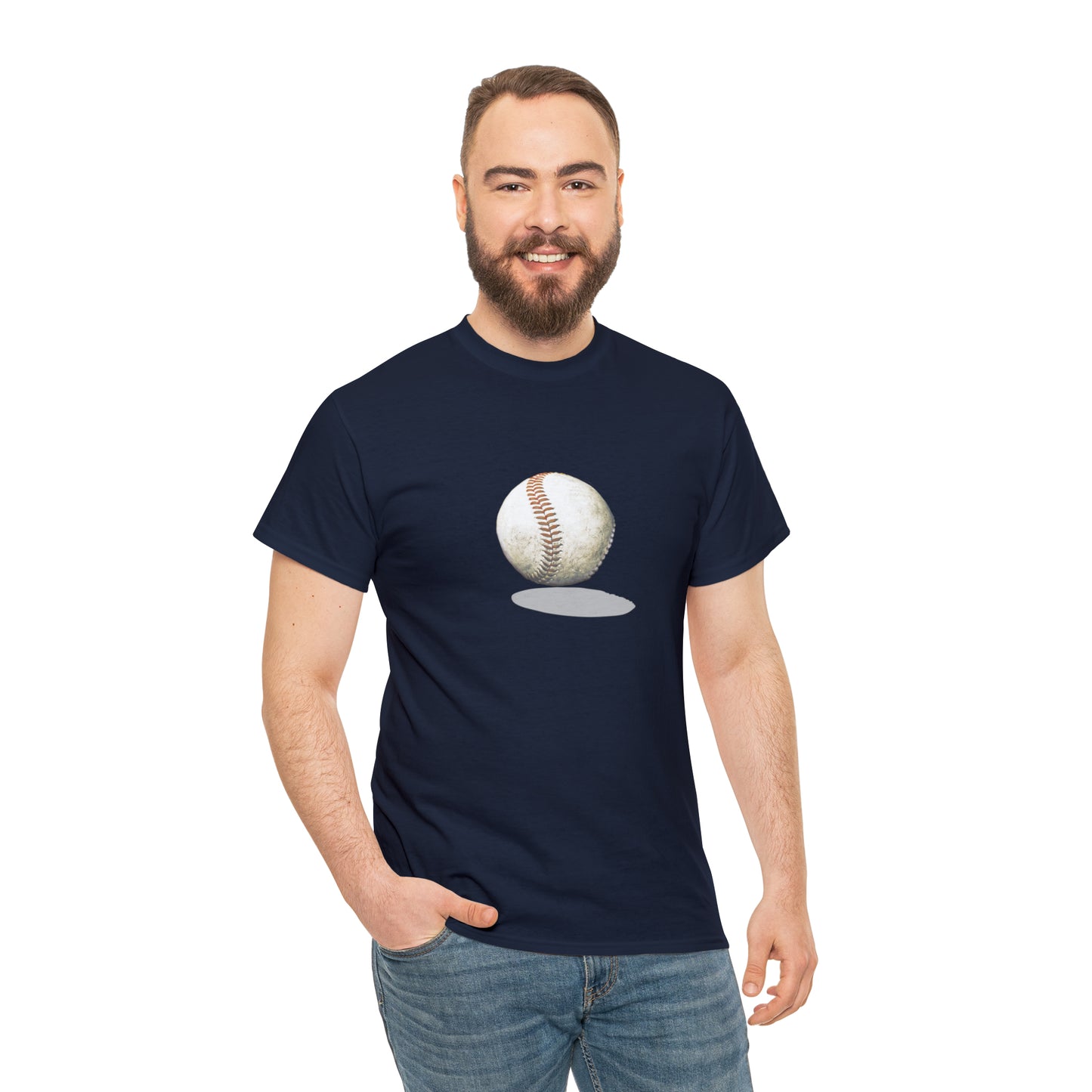 BaseBall Unisex Heavy Cotton Tee