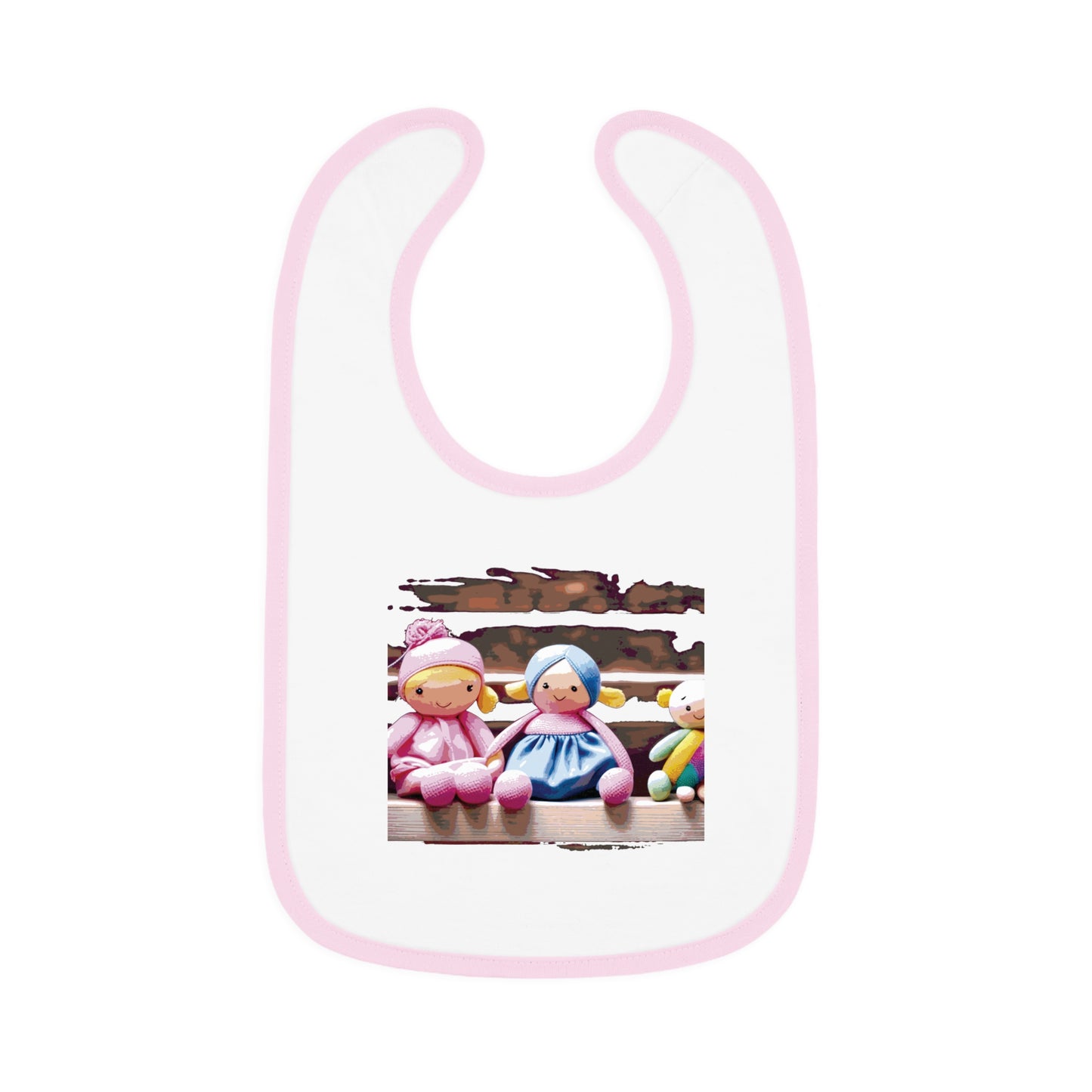 BB-51.1 Baby Contrast Trim Jersey Bib