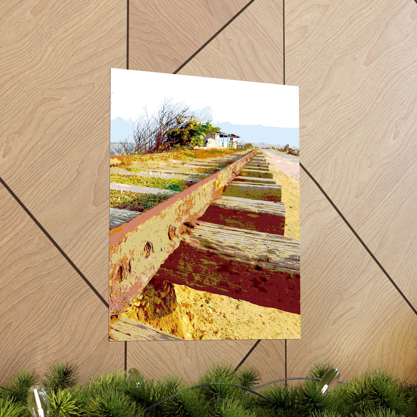 Train Tracks-5 Premium Matte Vertical Posters