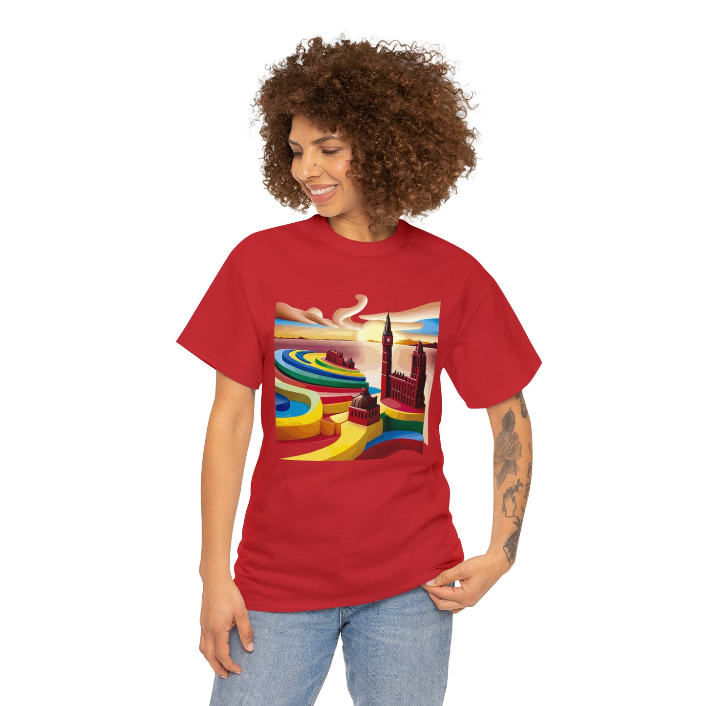 THREEp1 Unisex Heavy Cotton Tee