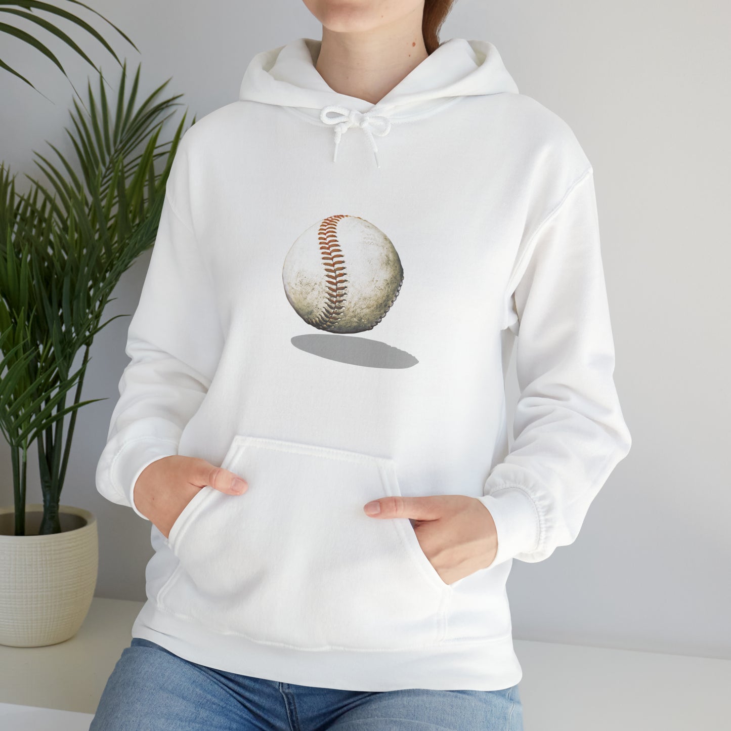 BaseBall-2 Unisex Heavy Blend™ Hooded Sweatshirt