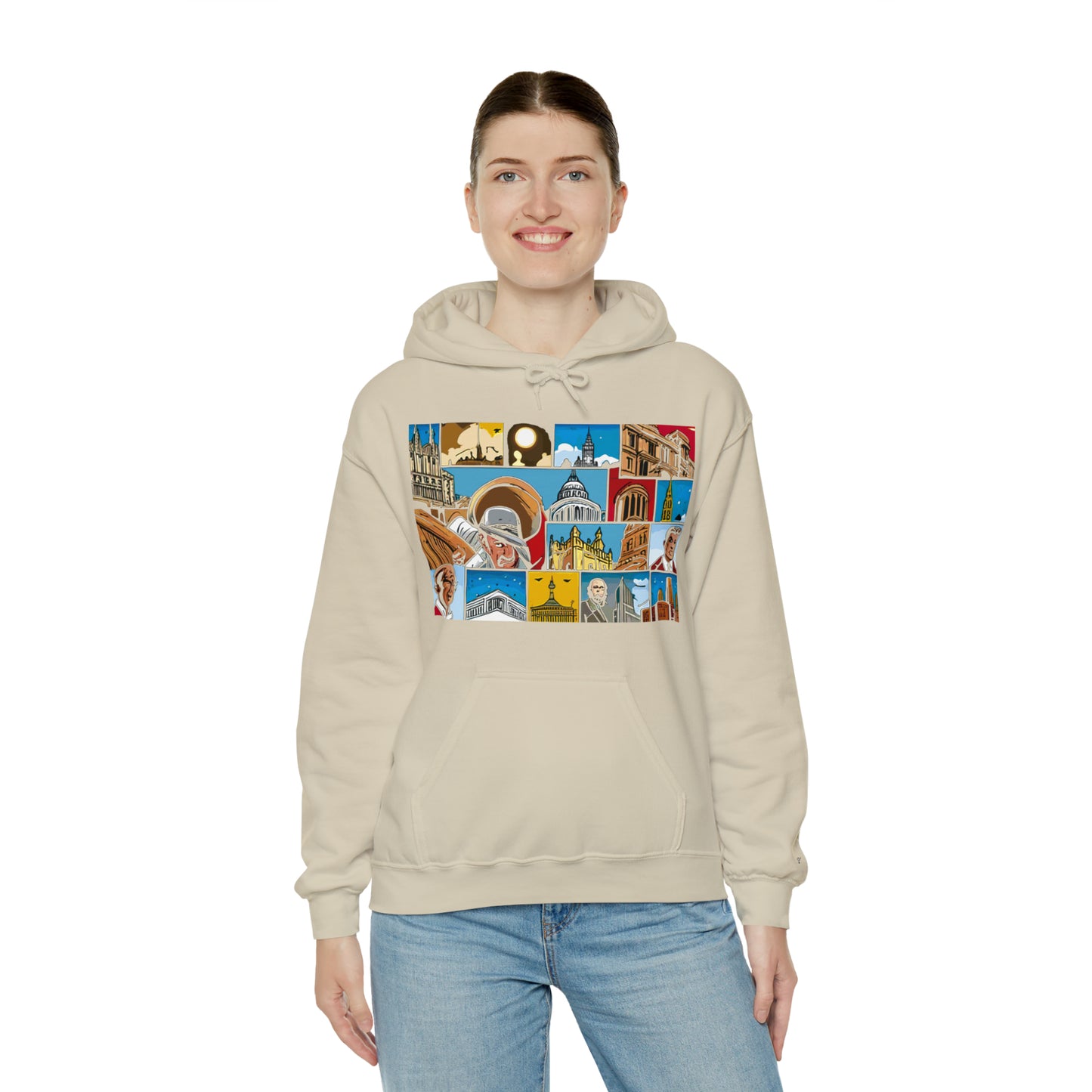 TWO Unisex Heavy Blend™ Hooded Sweatshirt