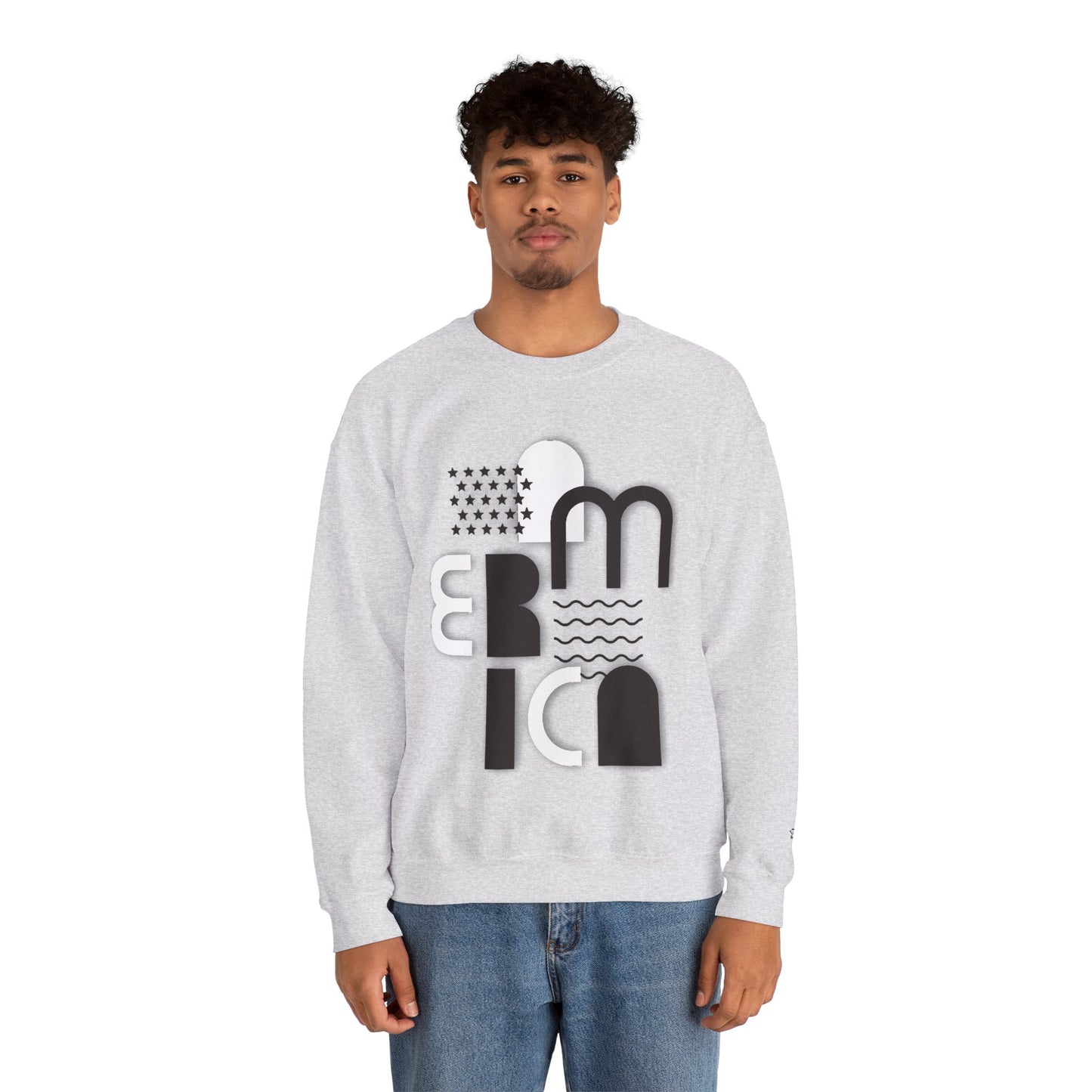 % AMERICA Unisex Heavy Blend™ Crewneck Sweatshirt
