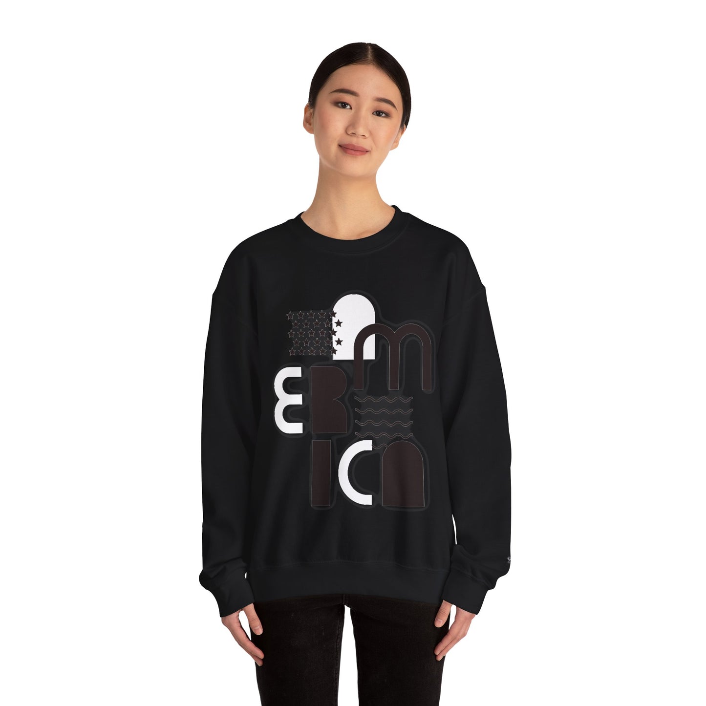 % AMERICA Unisex Heavy Blend™ Crewneck Sweatshirt