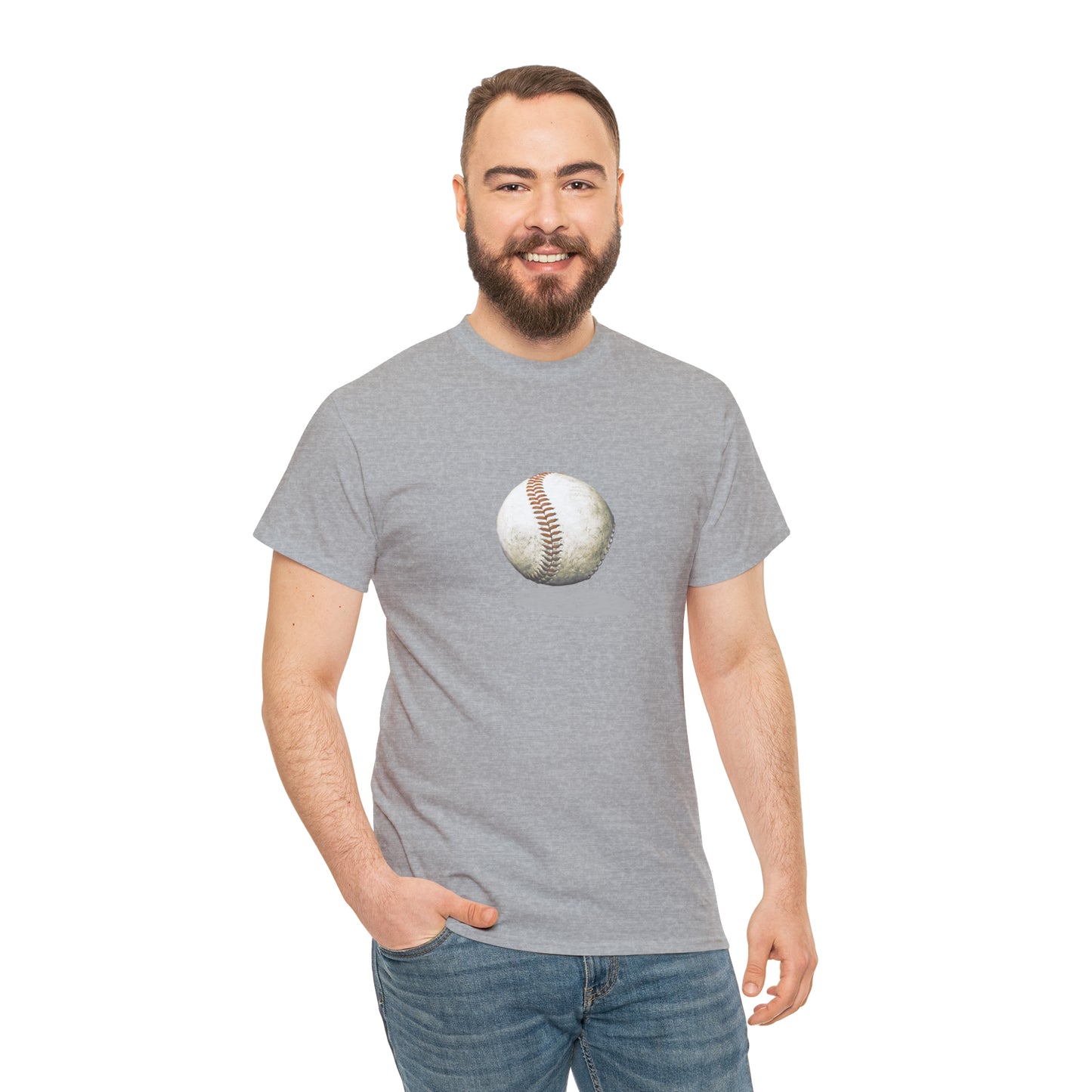 BaseBall Unisex Heavy Cotton Tee