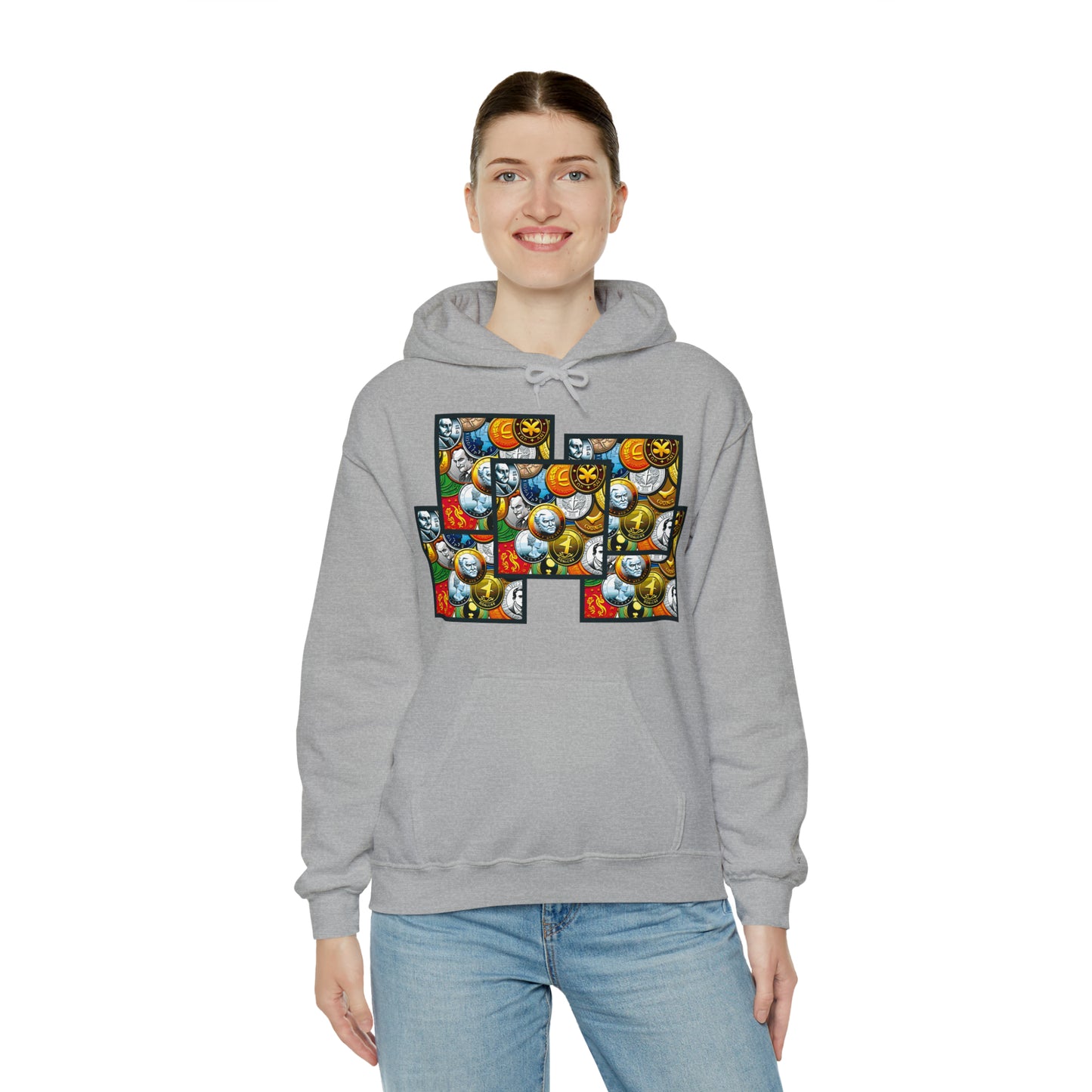 NINE Unisex Heavy Blend™ Hooded Sweatshirt