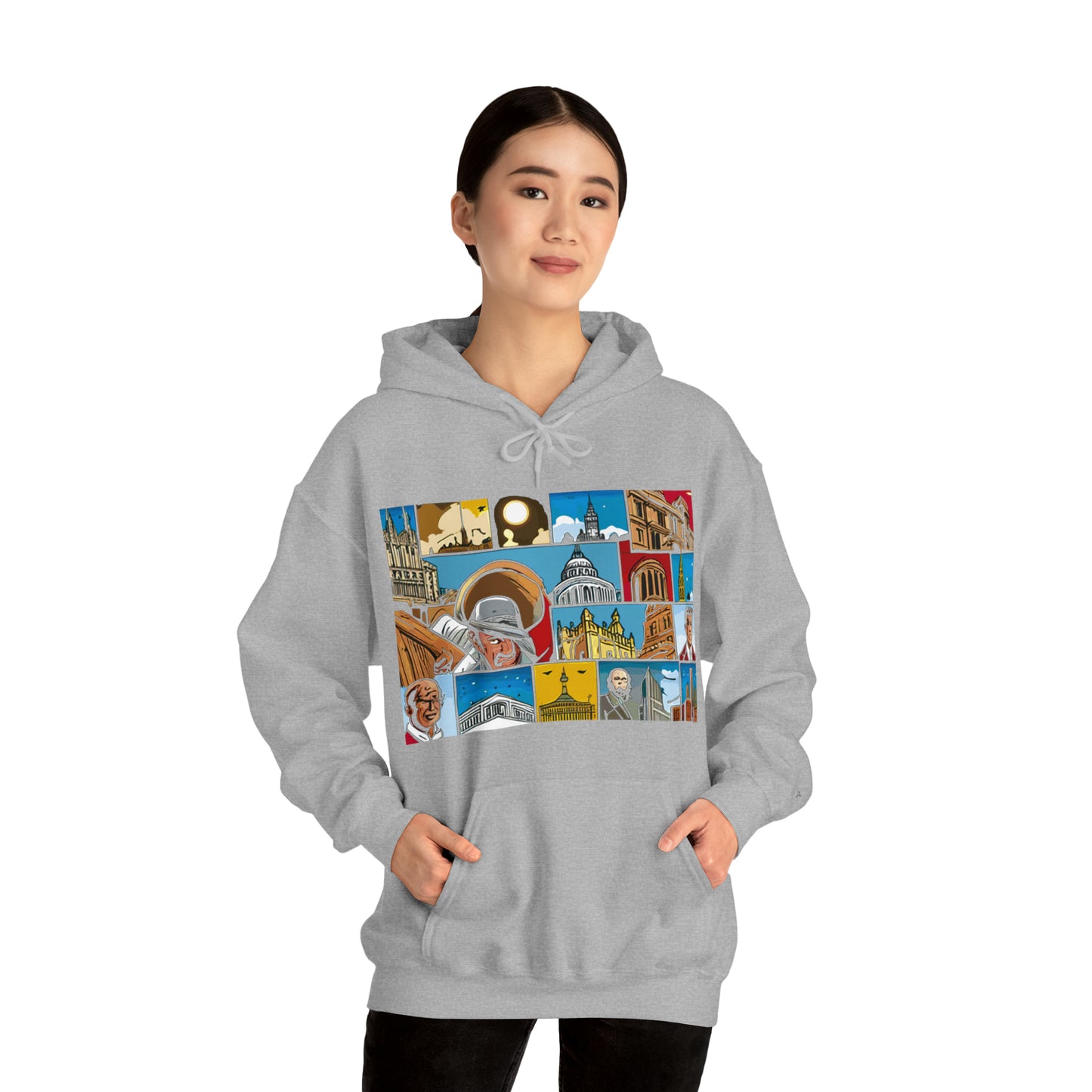 TWO Unisex Heavy Blend™ Hooded Sweatshirt