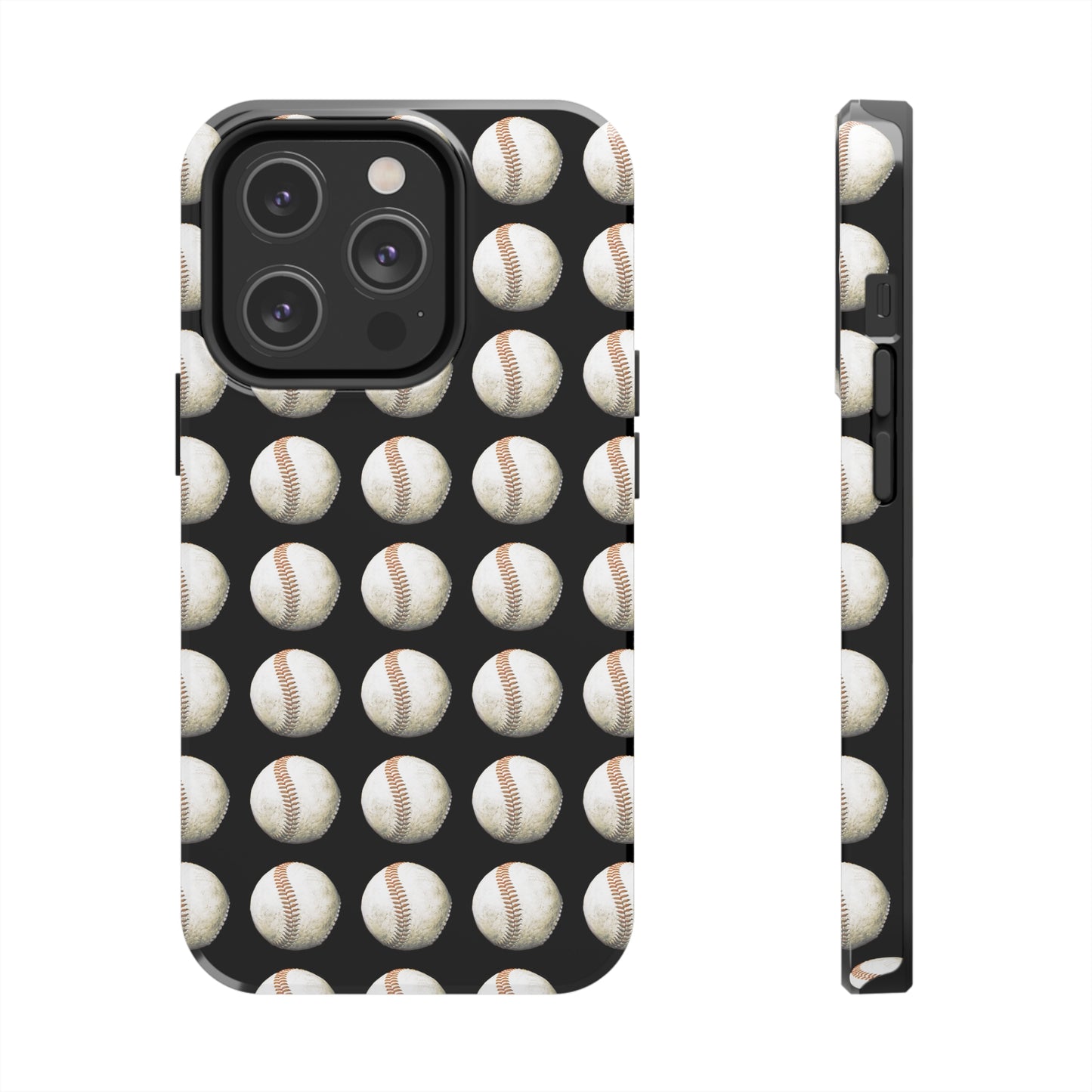 BaseBall-3 Tough iPhone Cases