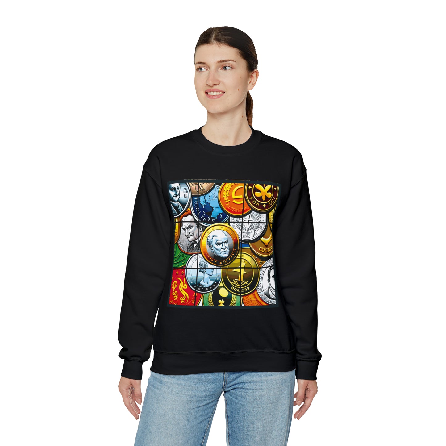 NINE Unisex Heavy Blend™ Crewneck Sweatshirt