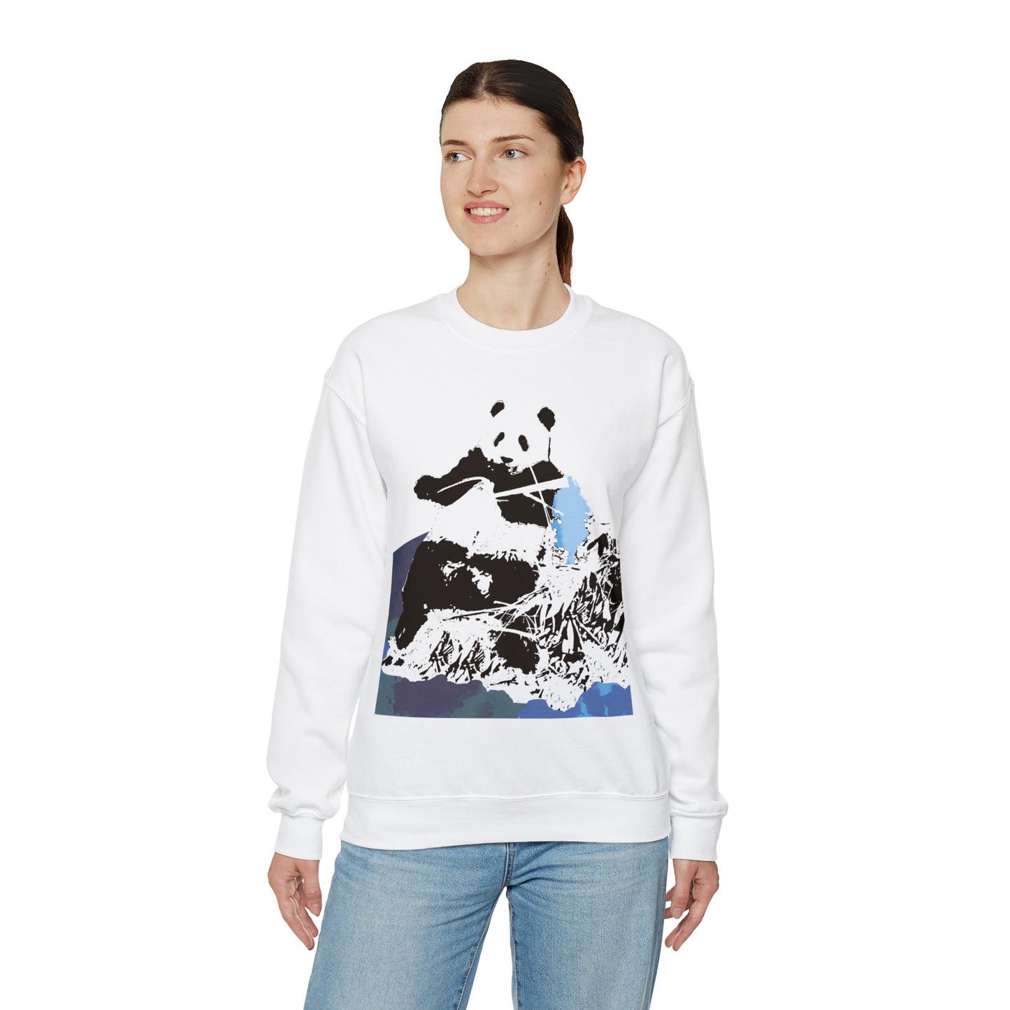 CP-Panda Unisex Heavy Blend™ Crewneck Sweatshirt