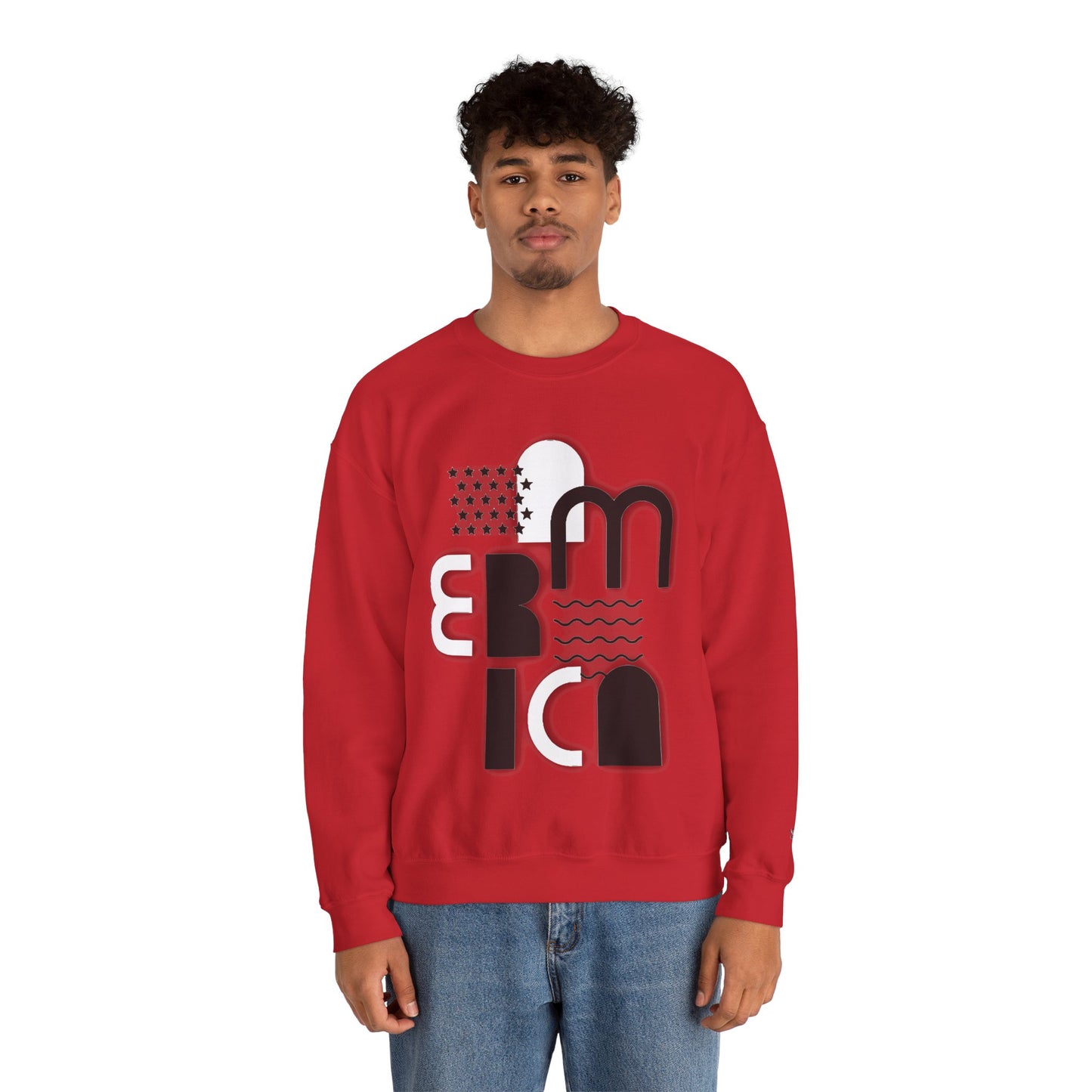 % AMERICA Unisex Heavy Blend™ Crewneck Sweatshirt