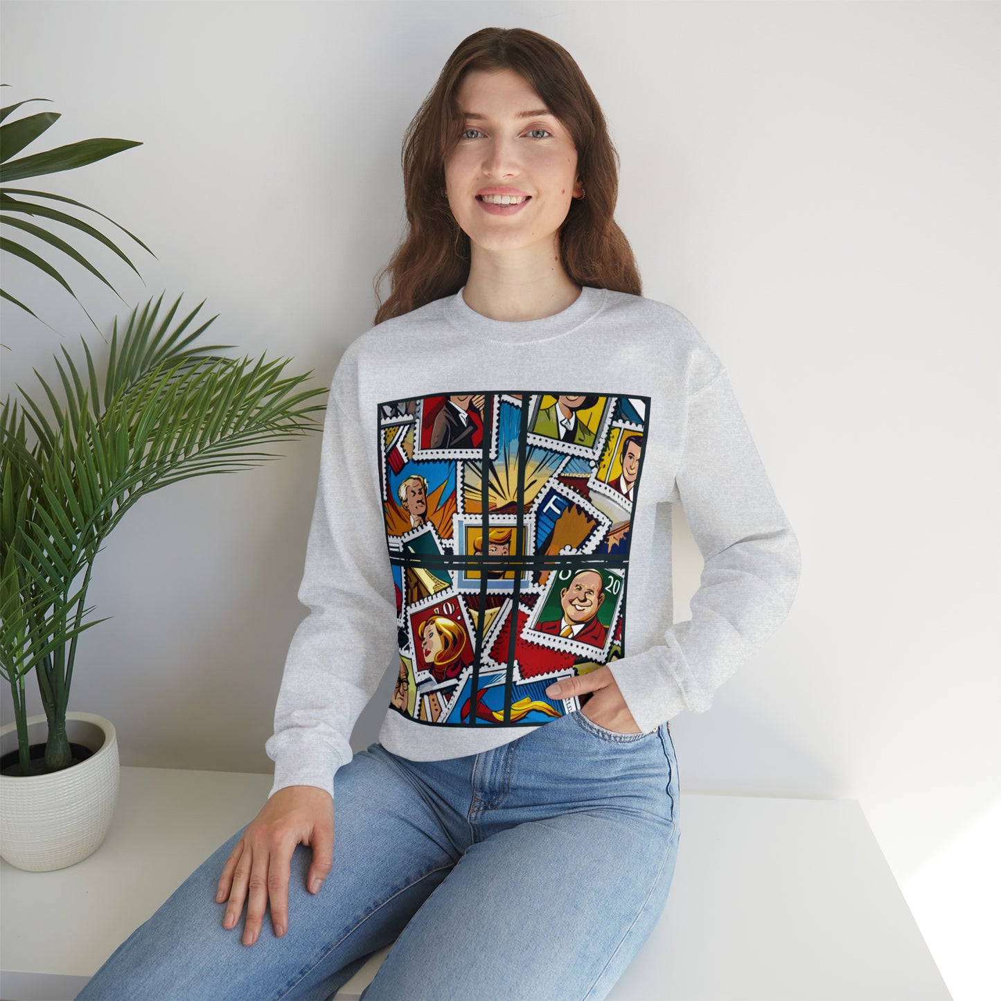 SEVEN Unisex Heavy Blend™ Crewneck Sweatshirt