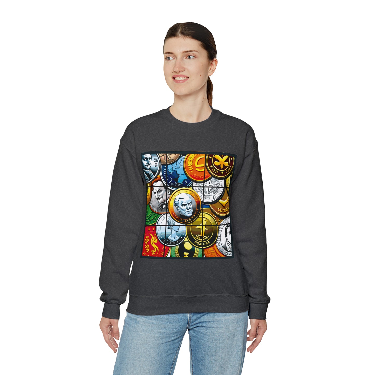 NINE Unisex Heavy Blend™ Crewneck Sweatshirt