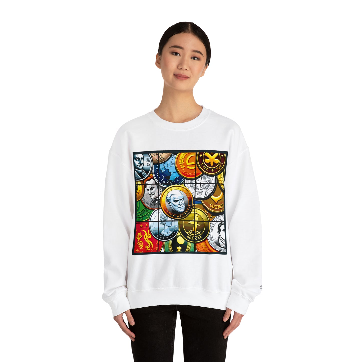 NINE Unisex Heavy Blend™ Crewneck Sweatshirt