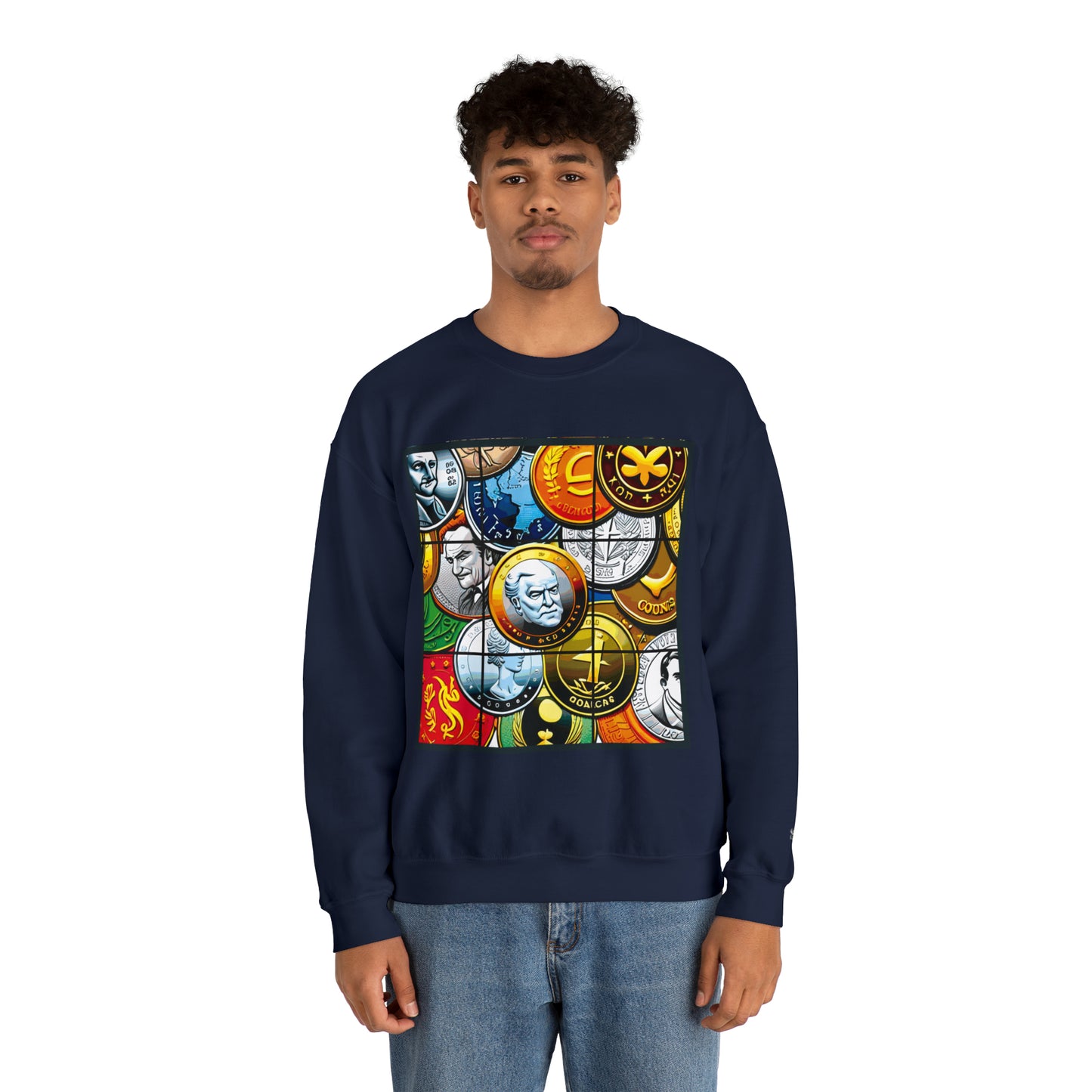 NINE Unisex Heavy Blend™ Crewneck Sweatshirt