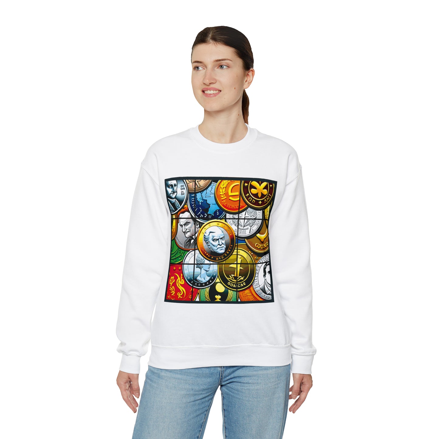 NINE Unisex Heavy Blend™ Crewneck Sweatshirt