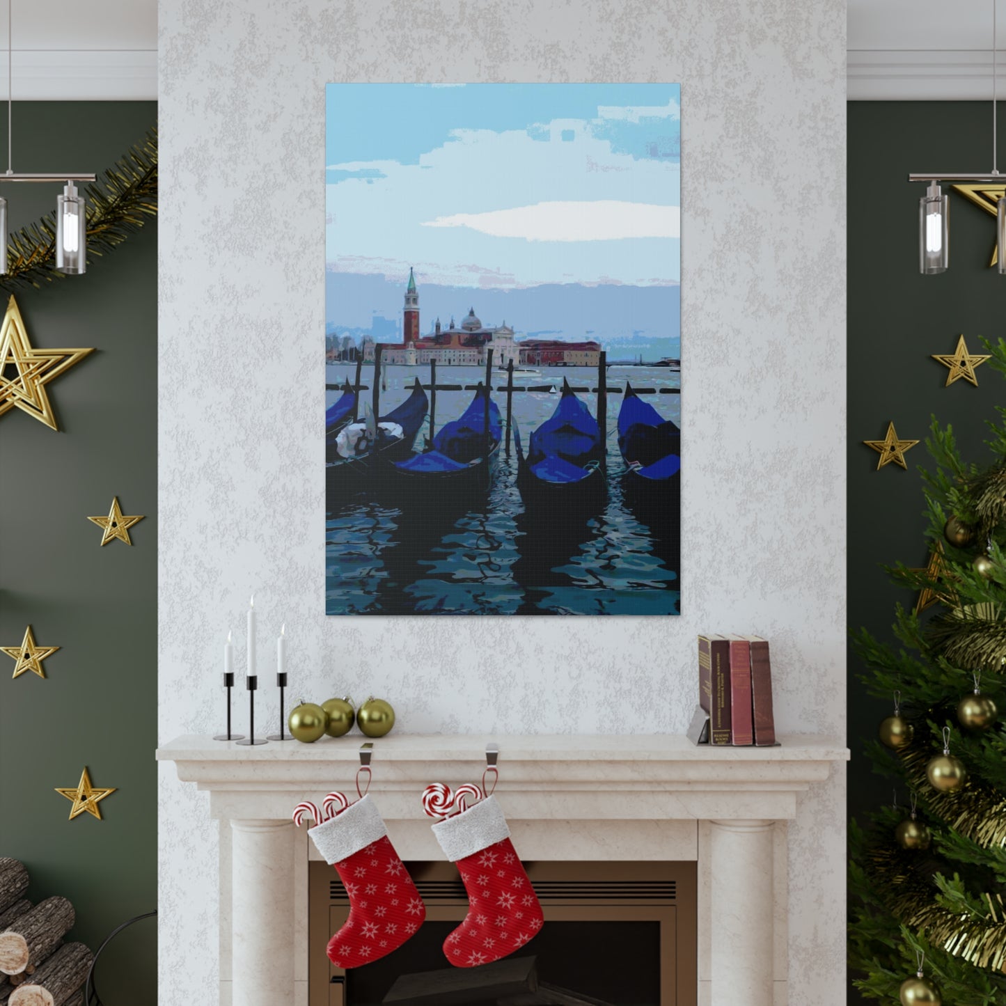 Boat Venice-8 Canvas Gallery Wraps