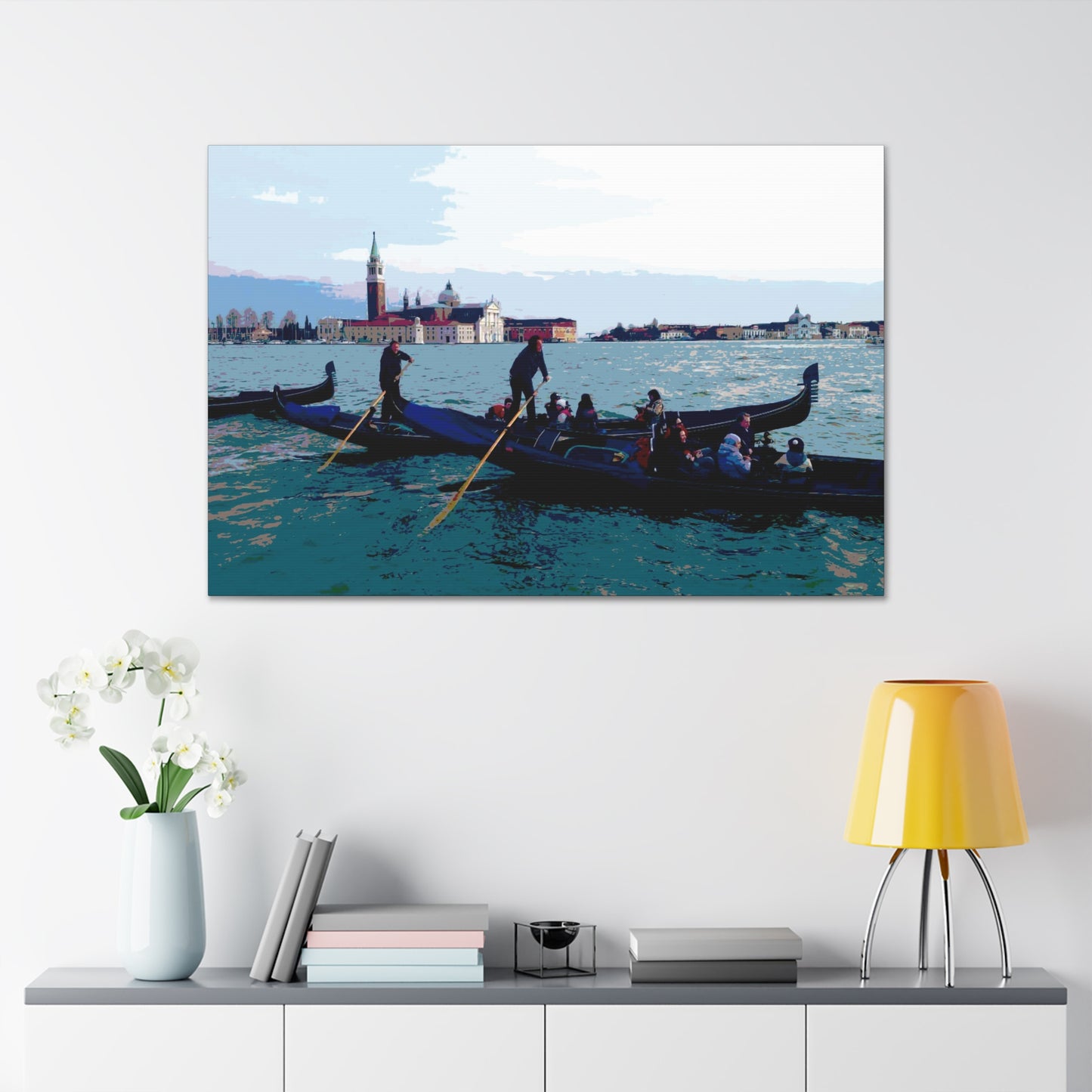 Boat-Venice-6 Canvas Gallery Wraps