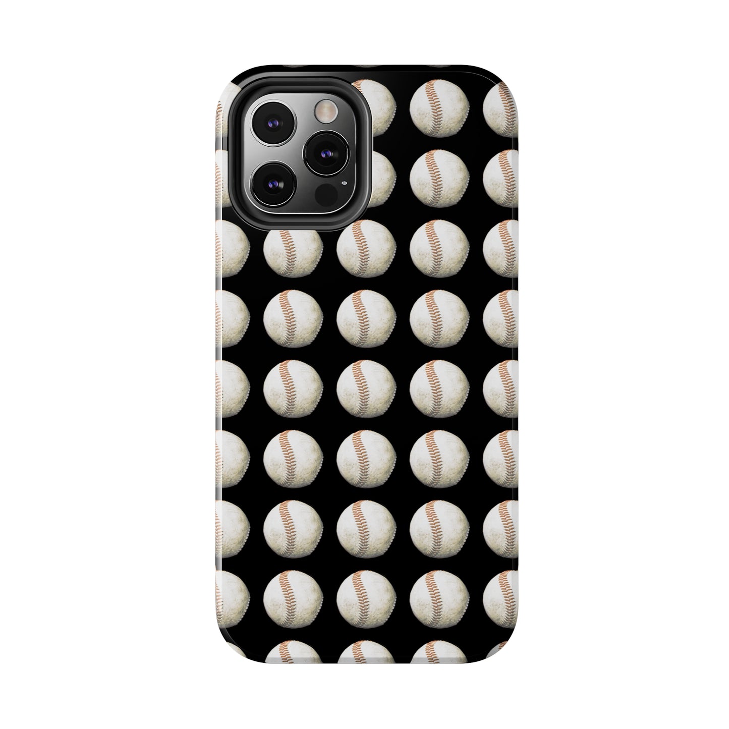 BaseBall-3 Tough iPhone Cases