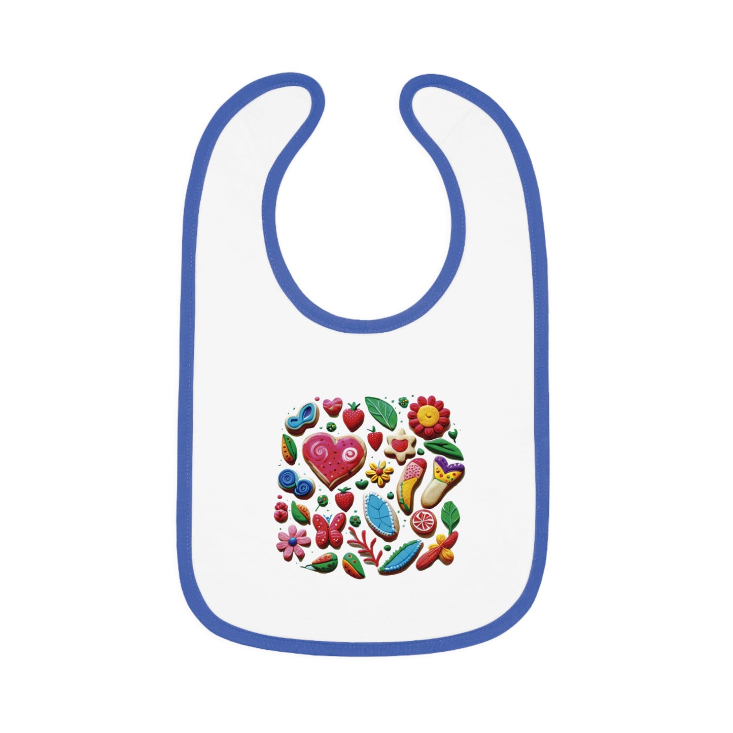 Bib-4 Baby Contrast Trim Jersey Bib