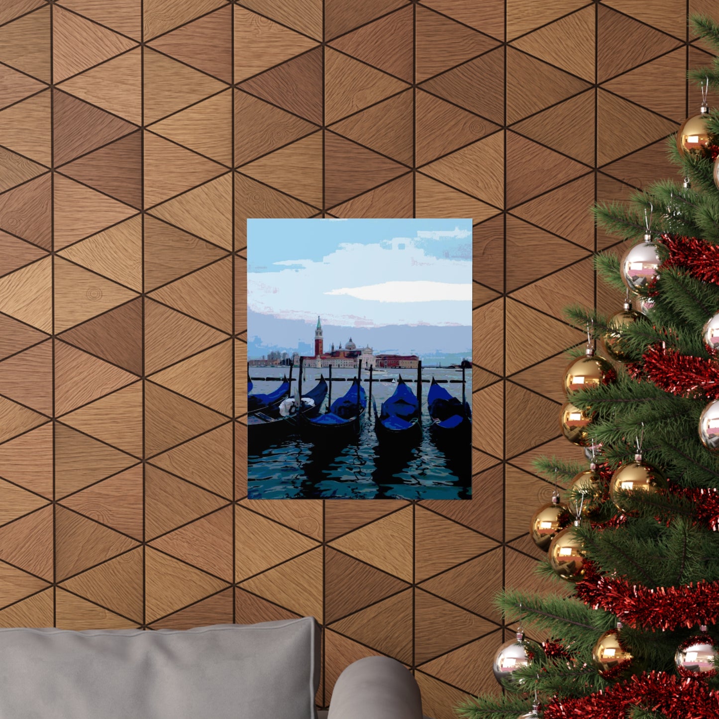 Boat-Venice-9 Premium Matte Vertical Posters