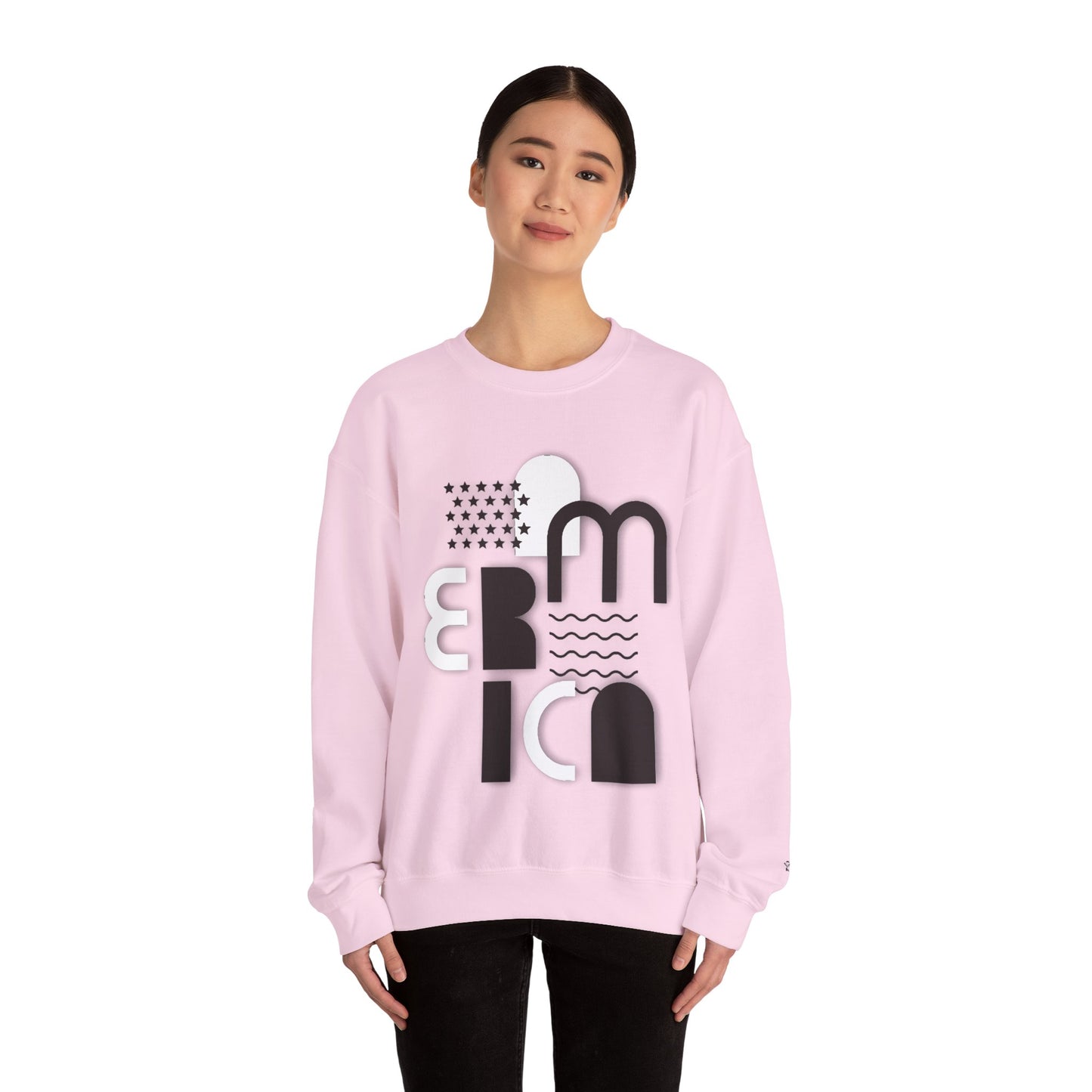 % AMERICA Unisex Heavy Blend™ Crewneck Sweatshirt