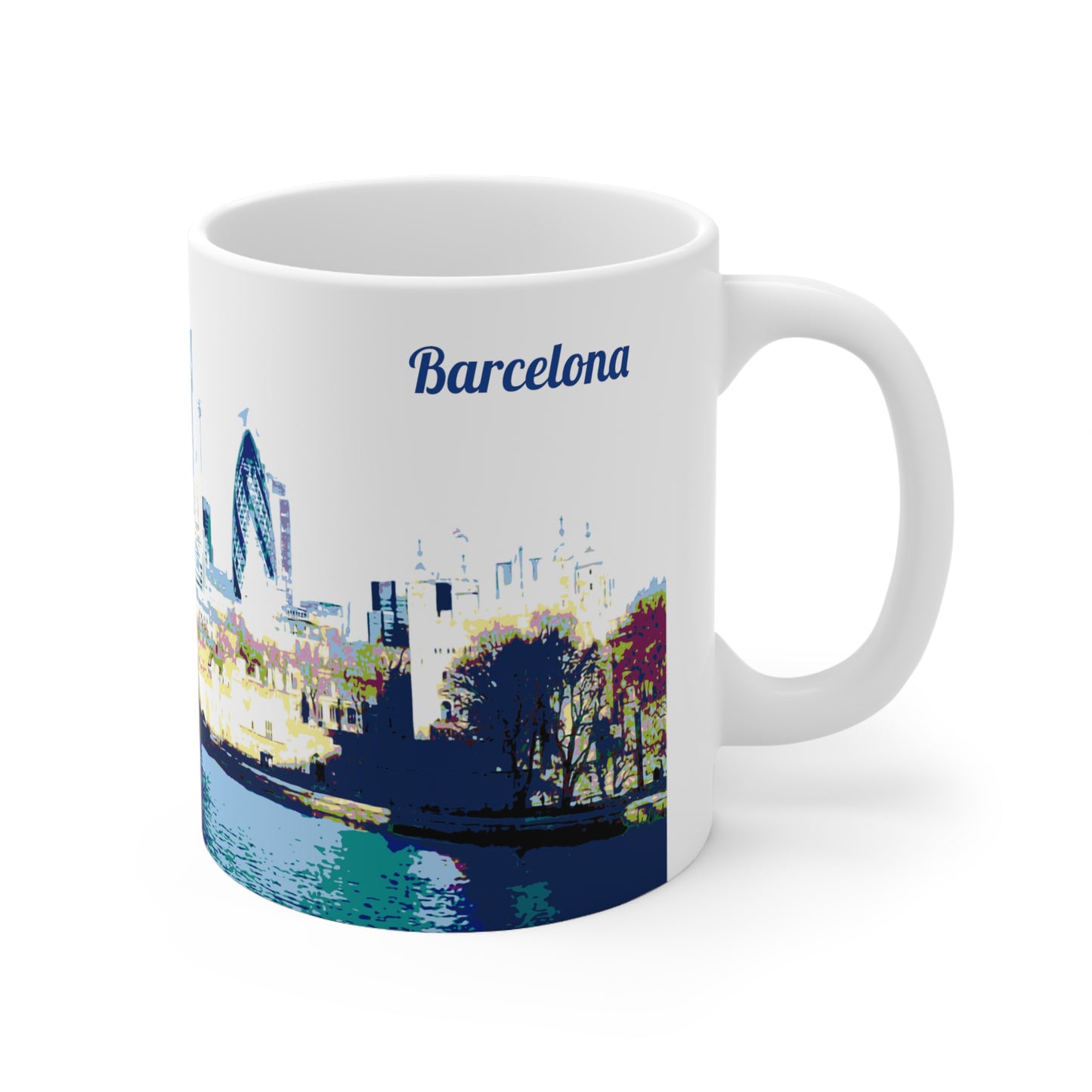 Barcelona-2 Ceramic Mug 11oz