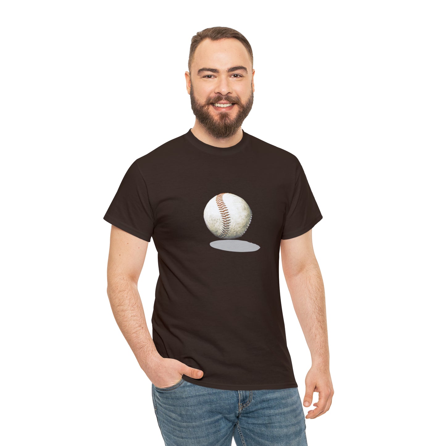 Baseball-2 Unisex Heavy Cotton Tee