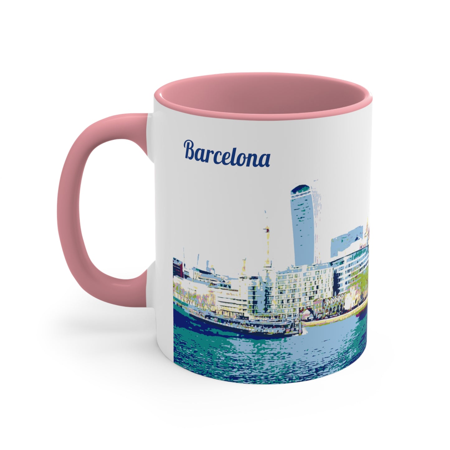 BarcelonaC-3 Accent Coffee Mug, 11oz